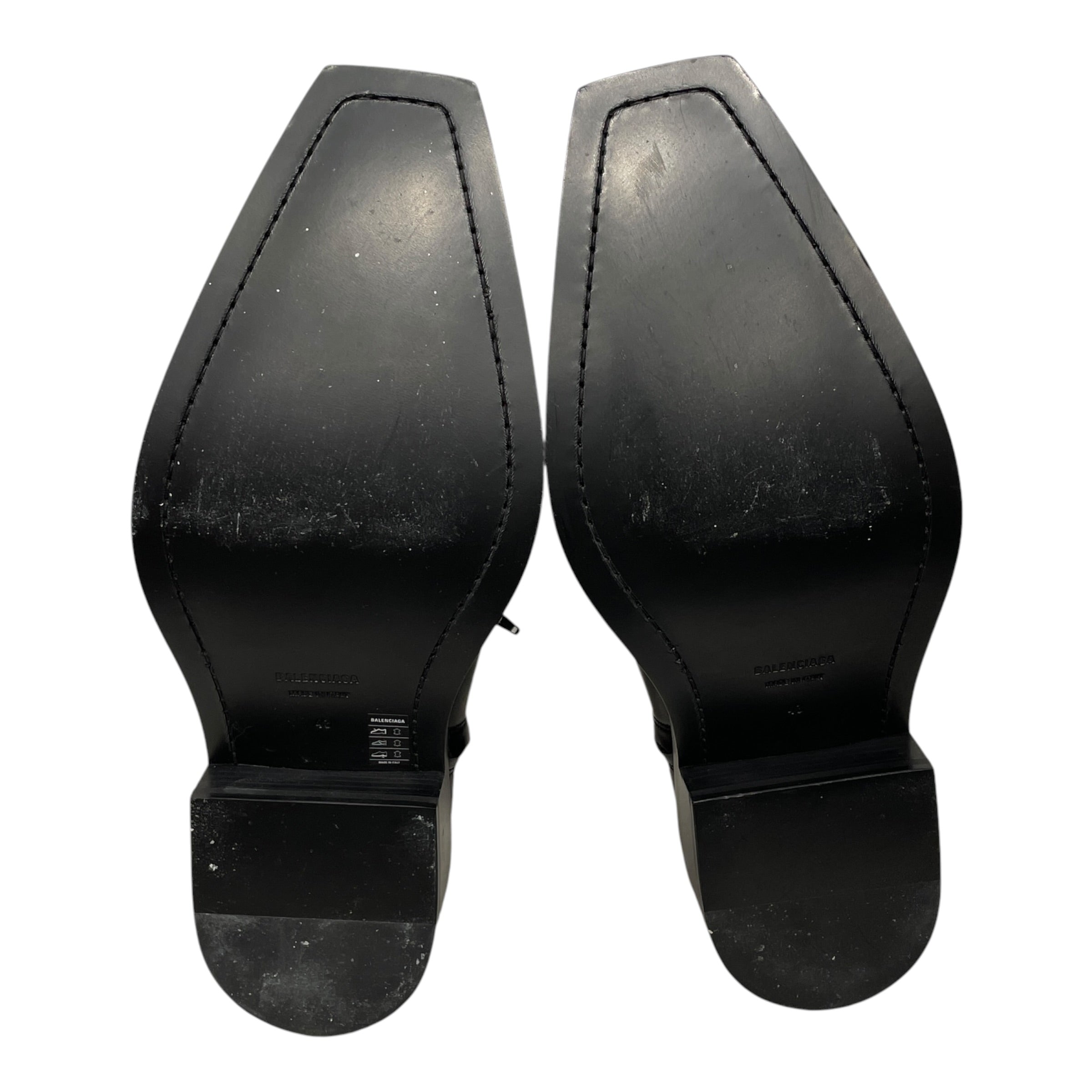 BALENCIAGA/Boots/EU 43/Leather/BLK/ view 4