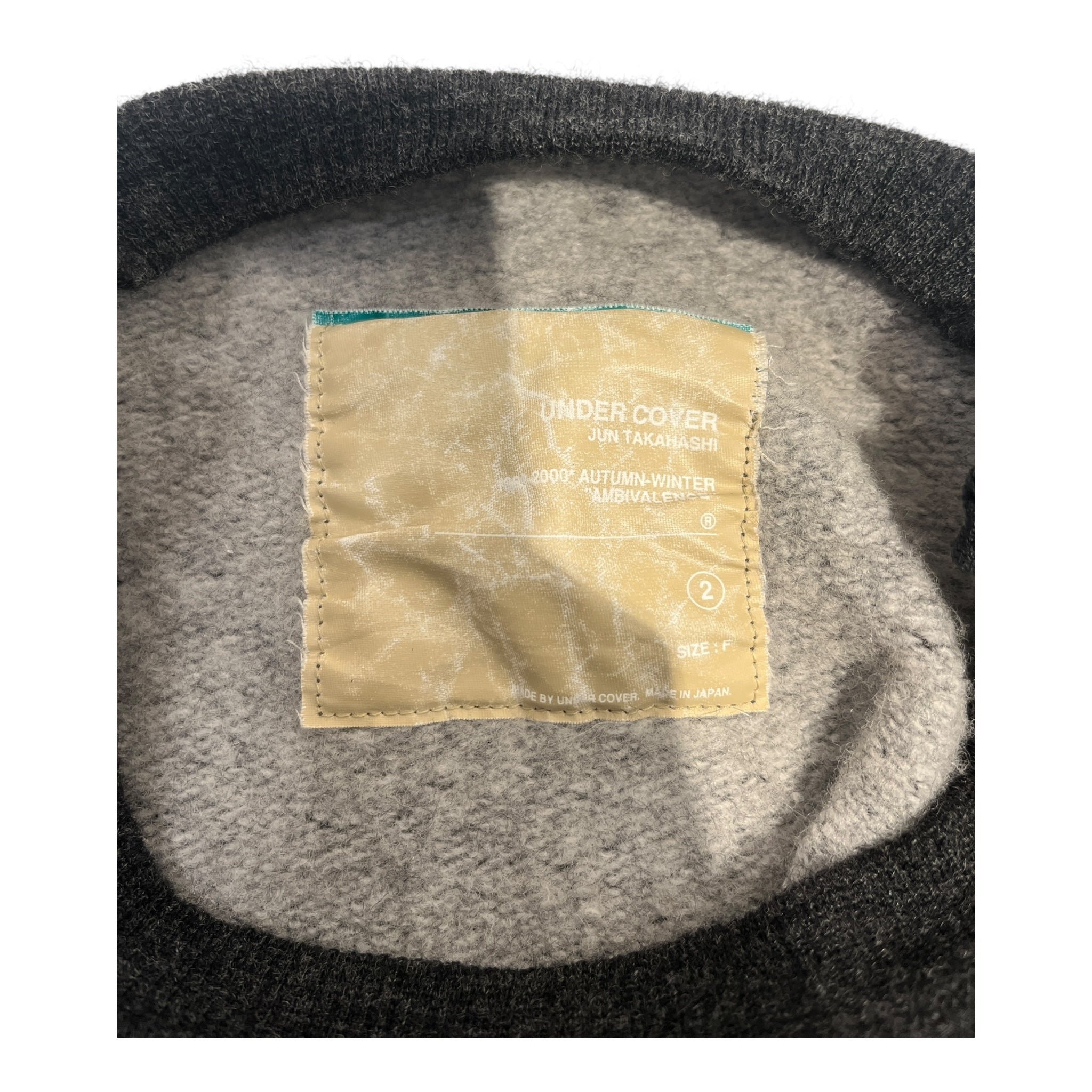 UNDERCOVER/Sweater/S/Cotton/GRY/ view 3