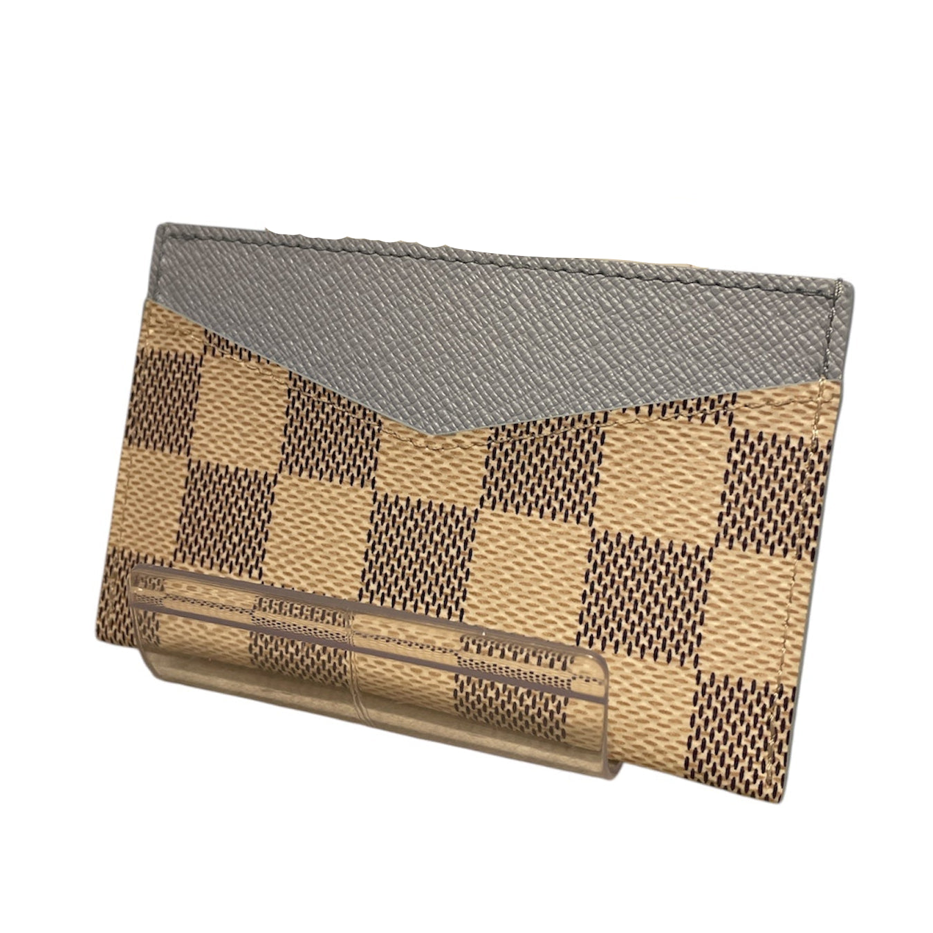 LOUIS VUITTON/Wallet/All Over Print/Leather/CRM/Daily Cardholder (Blue) view 2