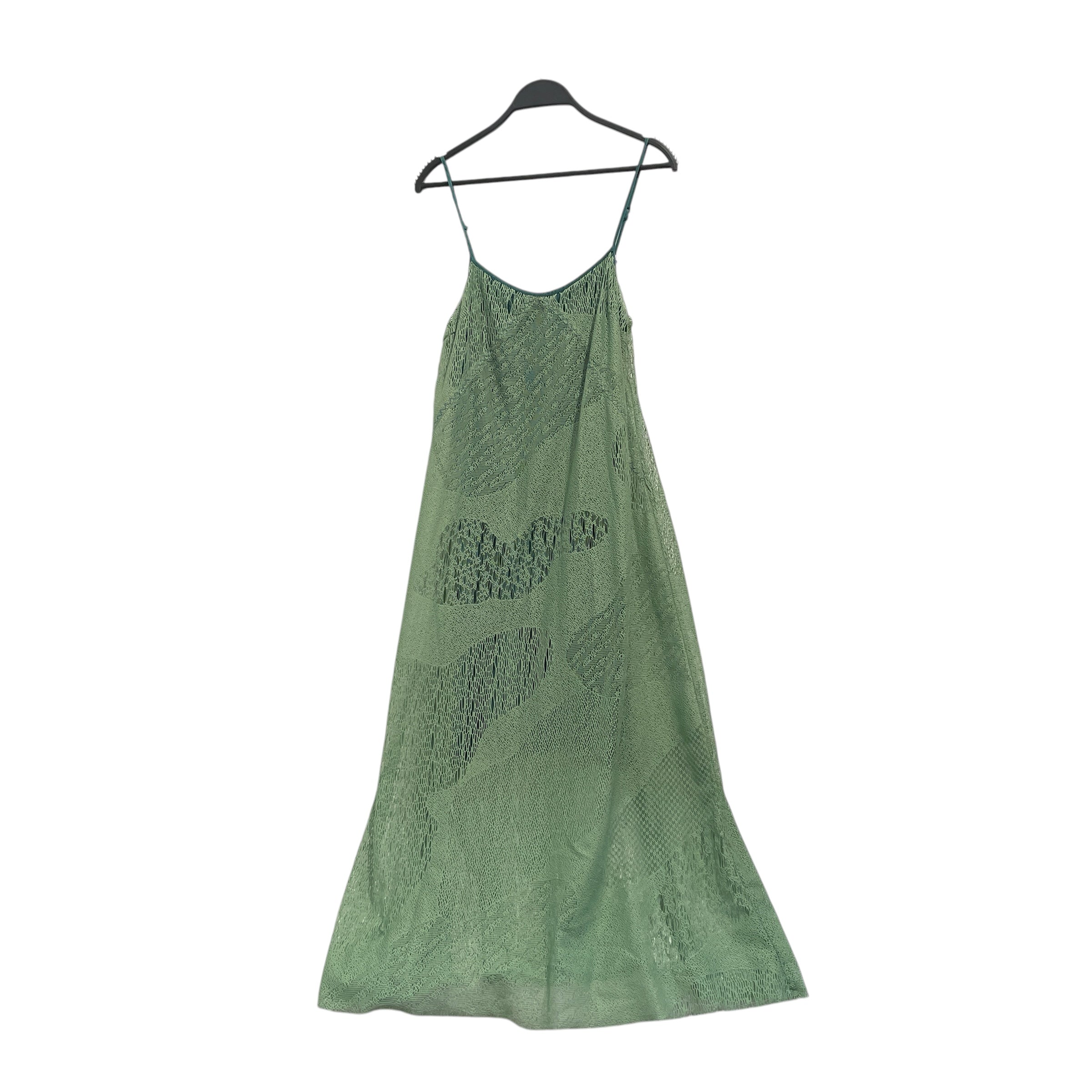 Brain Dead/Camisole Dress/S/Polyester/GRN/ENGINEERED CLOUD MESH SLIP view 1