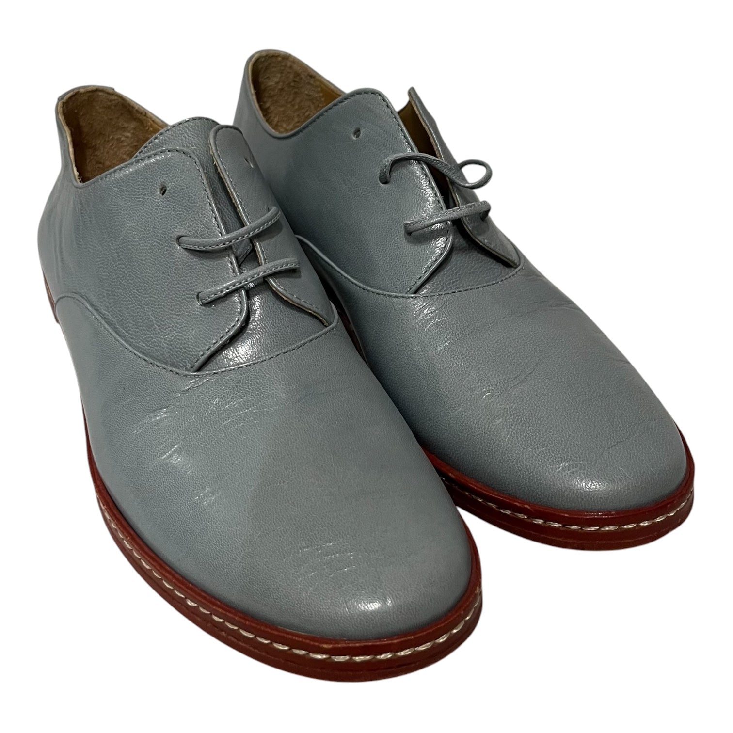 Maison Martin Margiela/Dress Shoes/US 6/Leather/BLU/two tone leather oxfords view 1