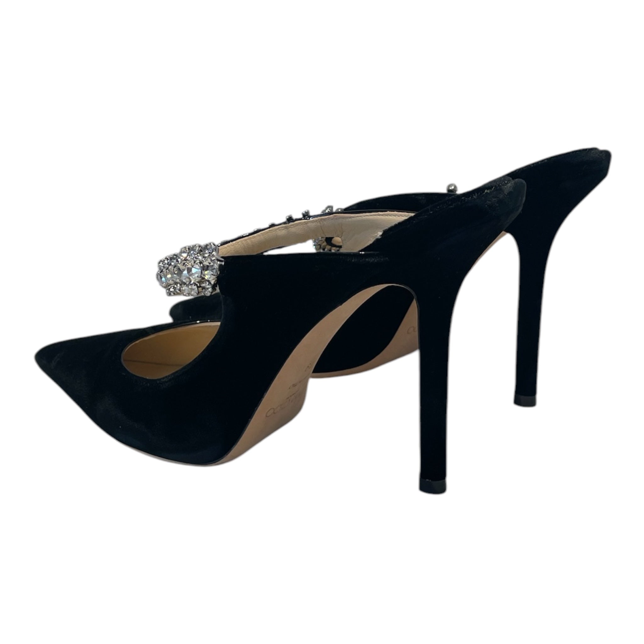 JIMMY CHOO/Heels/EU 39/BLK/Bing 100 Mule view 2