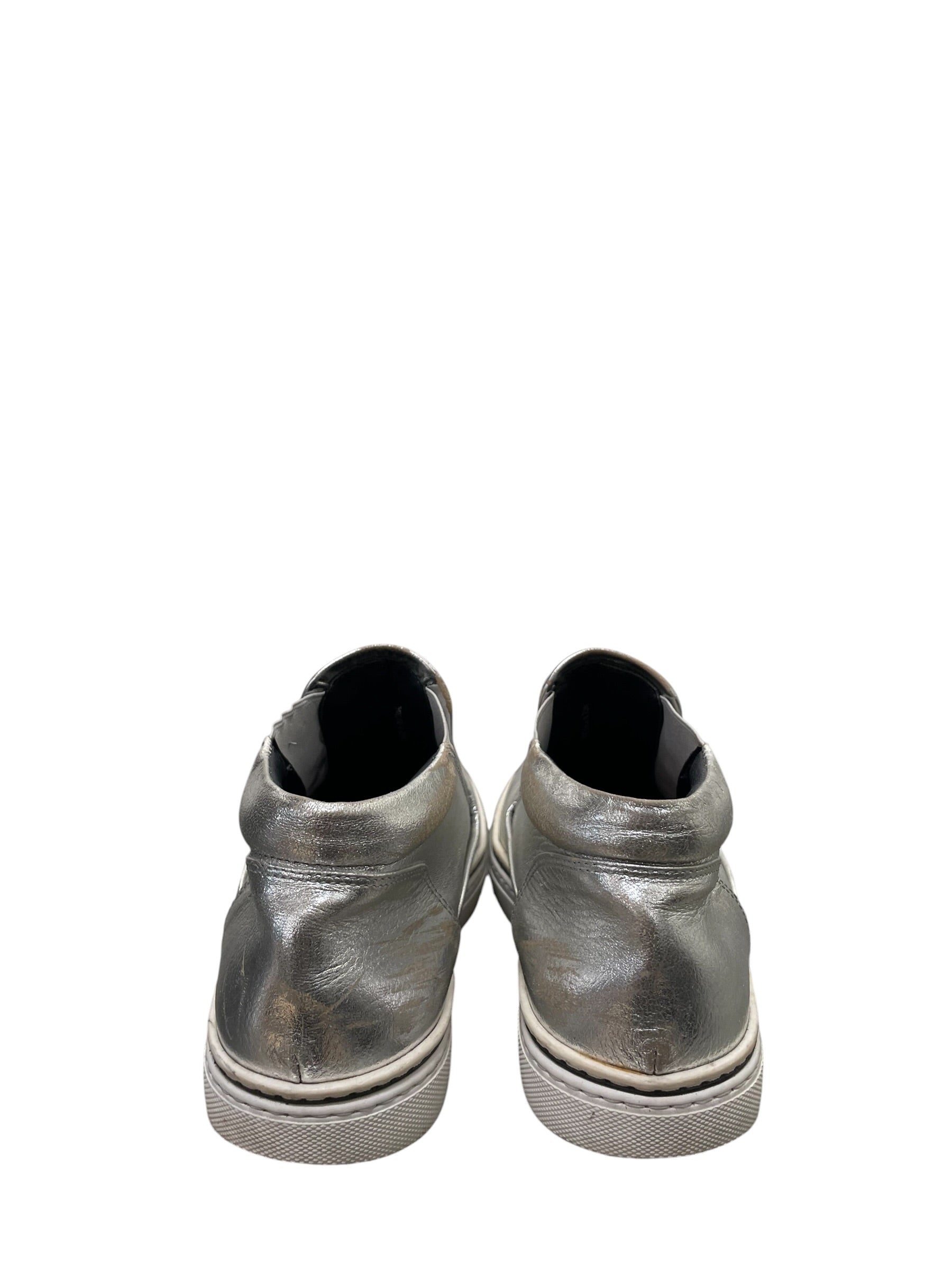 JIL SANDER///Hi-Sneakers/US 6/Plain/Faux Leather/SLV//W [Designers] Essentials/ view 4