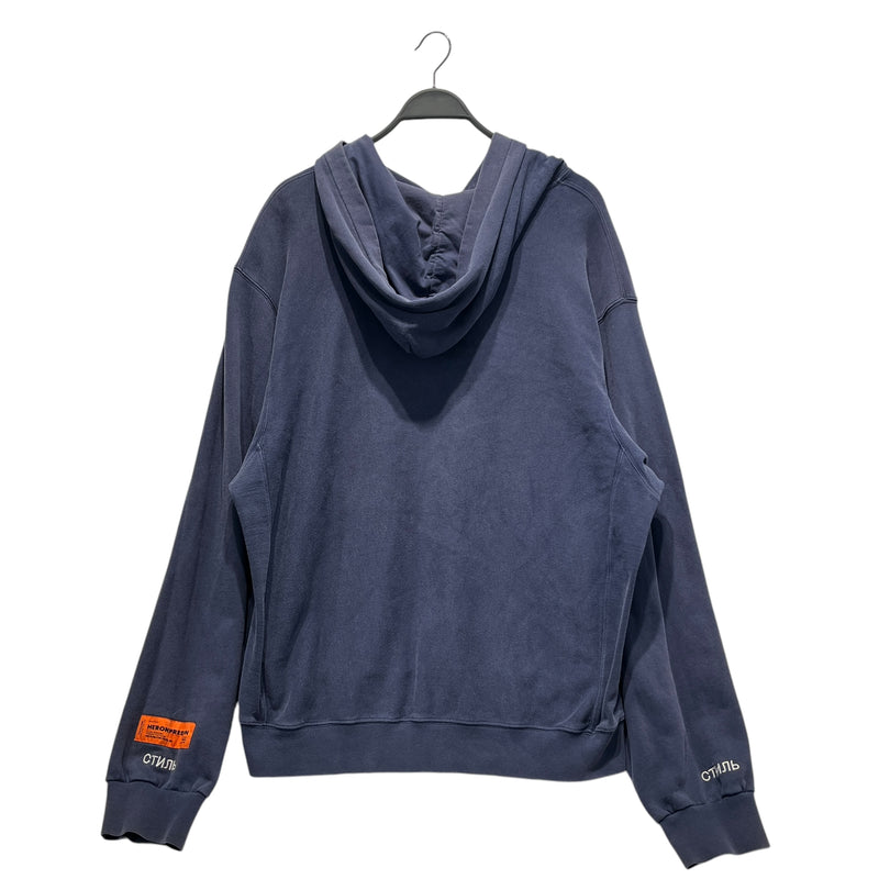 HERON PRESTON/Hoodie/M/Cotton/BLU/