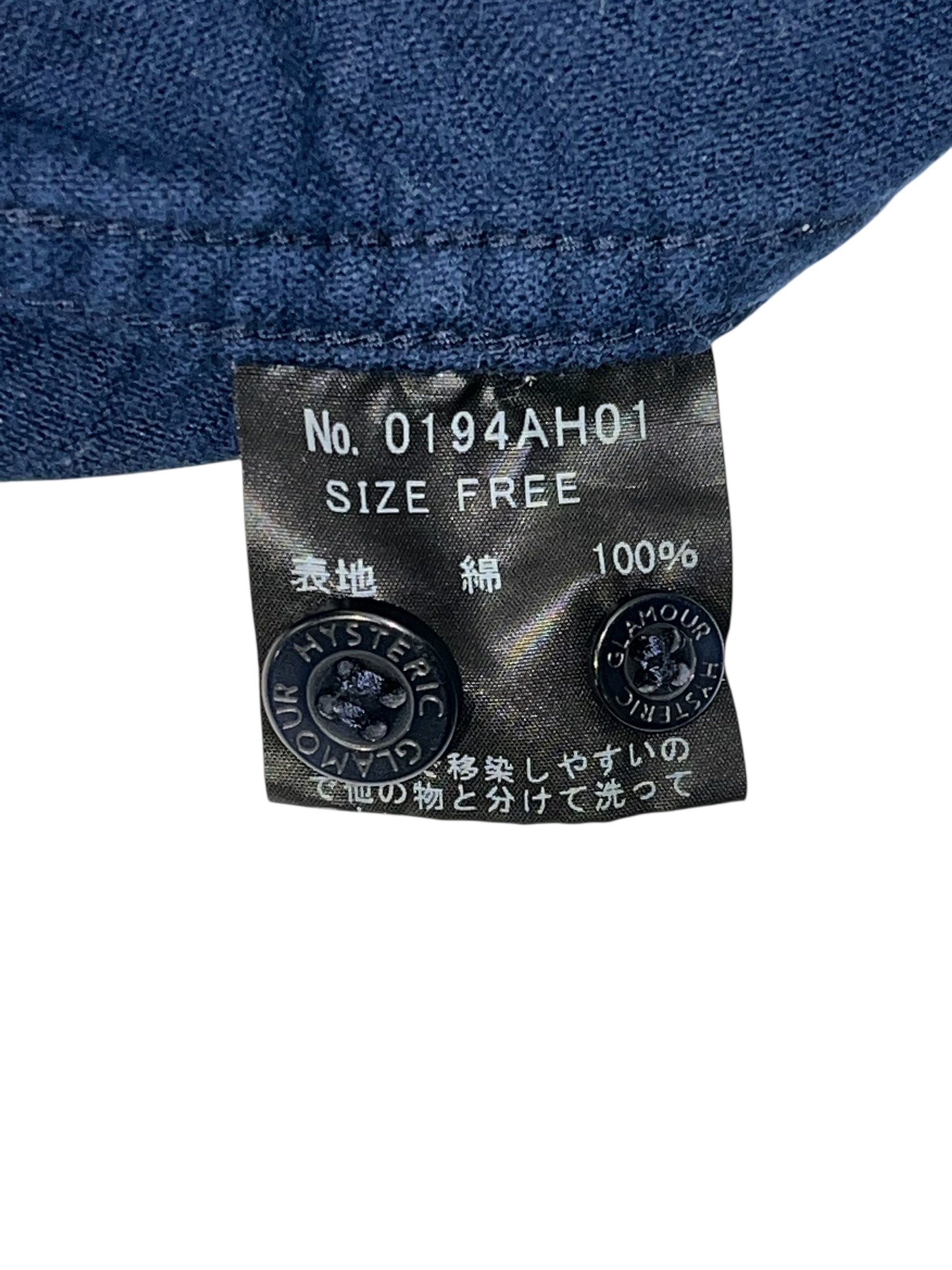 HYSTERIC GLAMOUR/Zip Up Hoodie/Cotton/BLU/ view 5