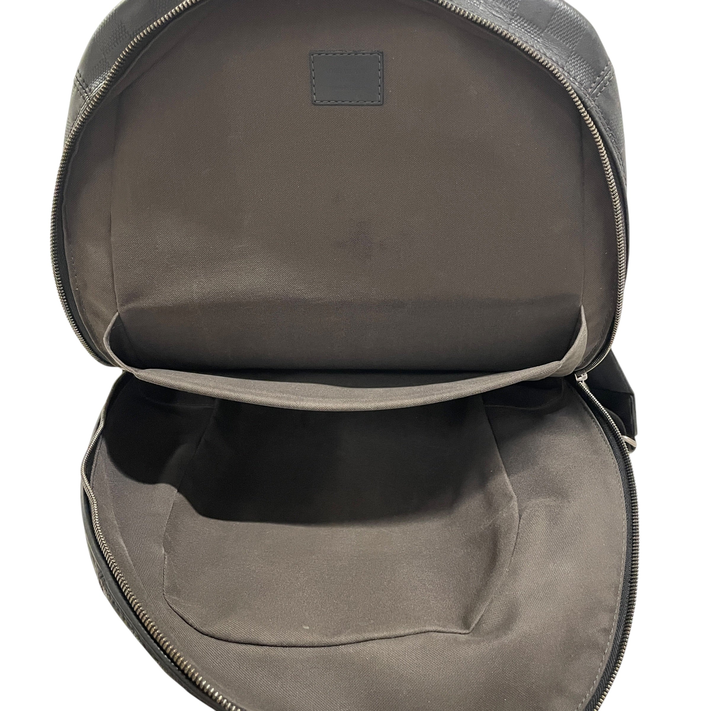 LOUIS VUITTON/Backpack/All Over Print/Leather/BLK/J3VB72Y view 3