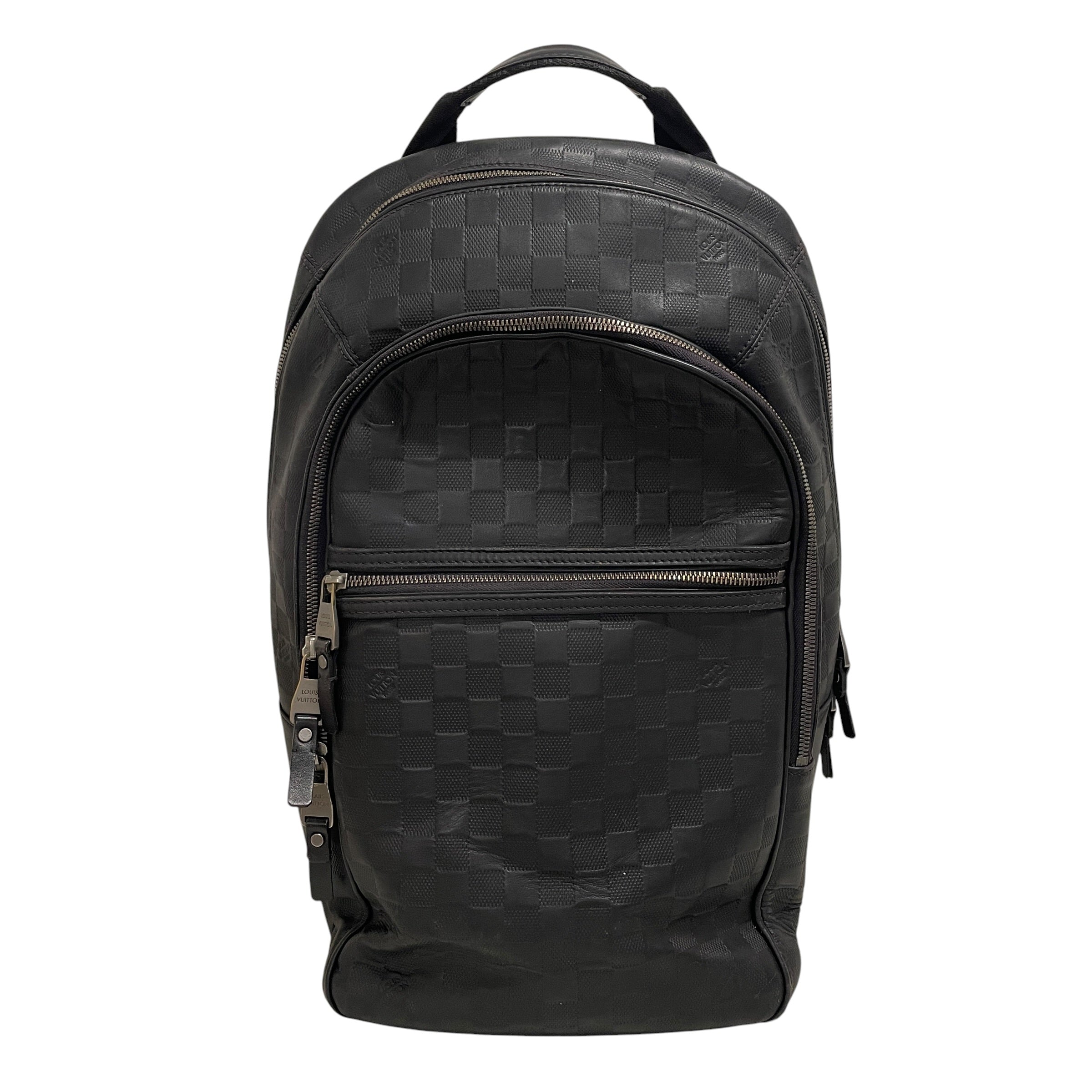 LOUIS VUITTON/Backpack/All Over Print/Leather/BLK/J3VB72Y view 1