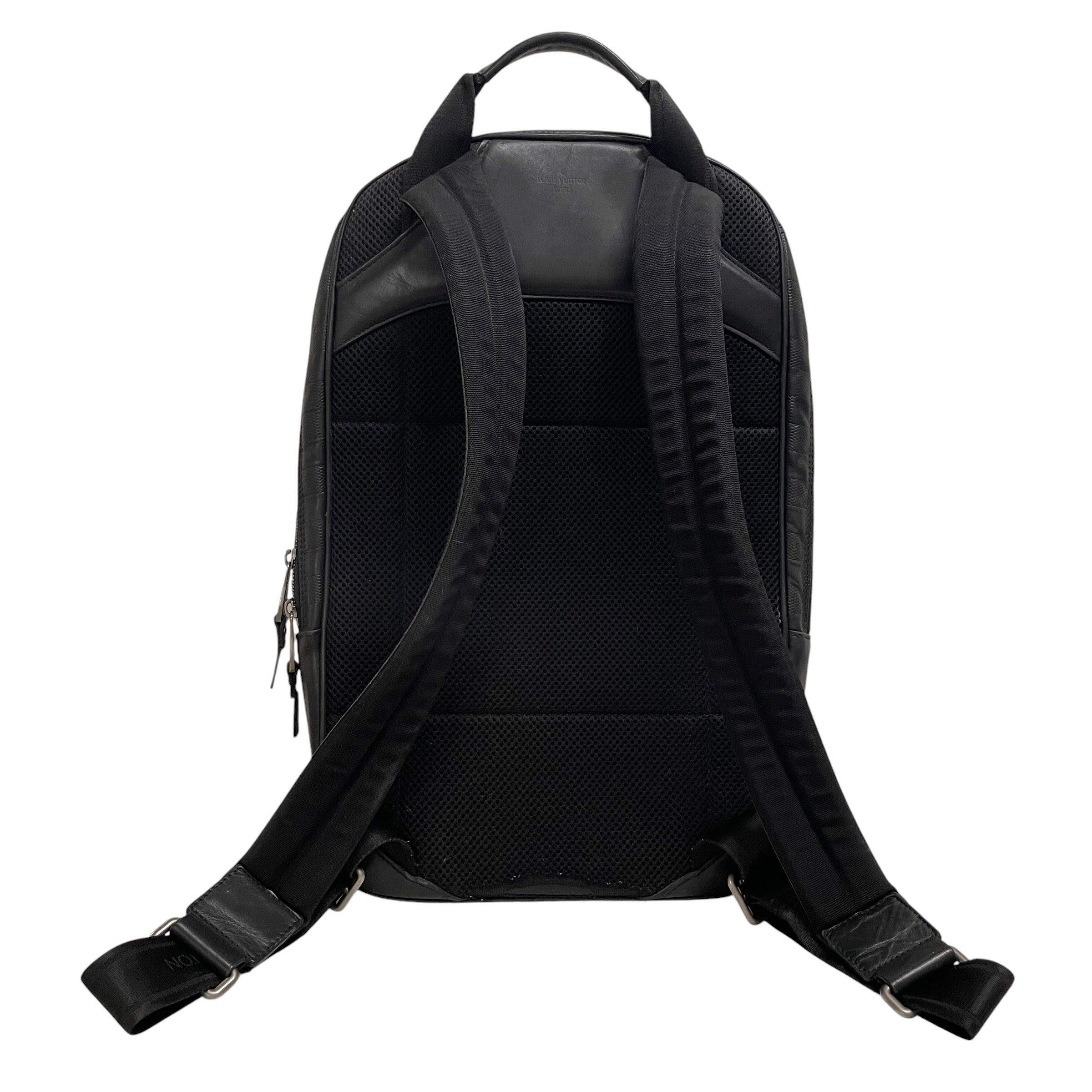 LOUIS VUITTON/Backpack/All Over Print/Leather/BLK/J3VB72Y view 2
