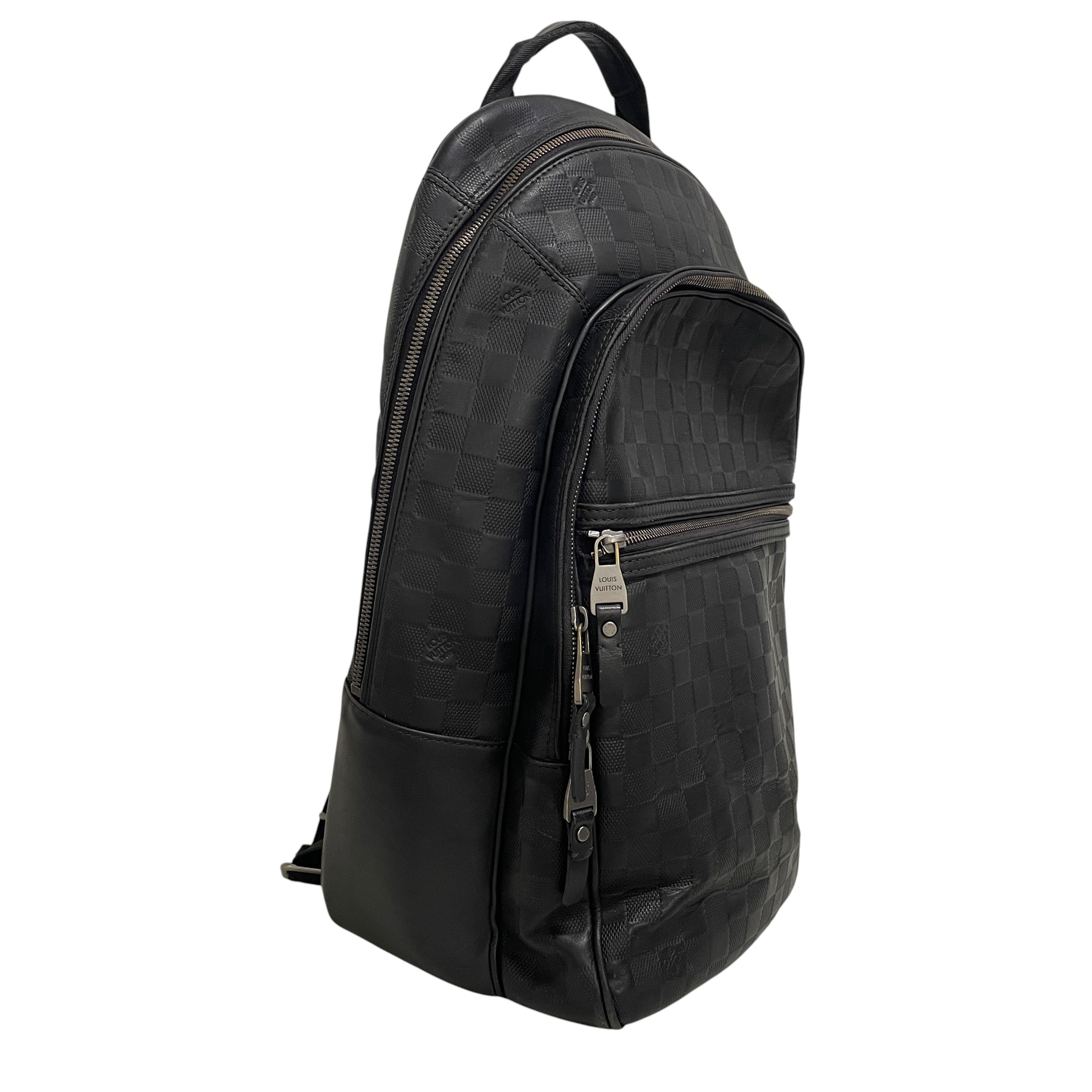 LOUIS VUITTON/Backpack/All Over Print/Leather/BLK/J3VB72Y view 5