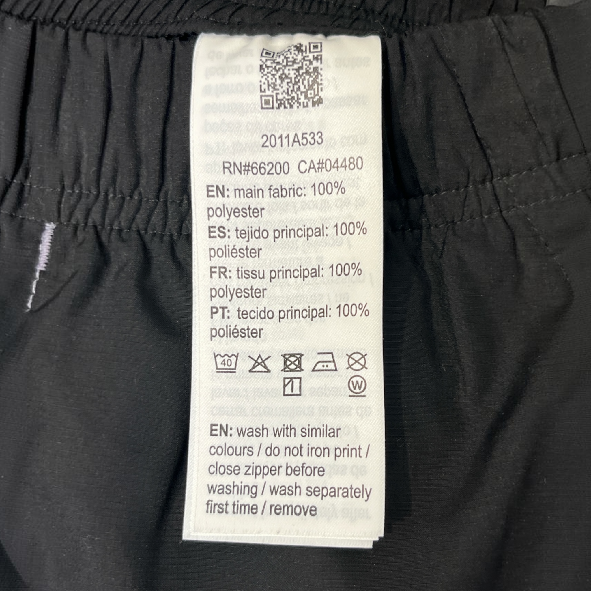 Kiko Kostadinov/ASICS/Pants/S/Polyester/BLK/Stripe/PRPL STRIPES - 00062019 view 3