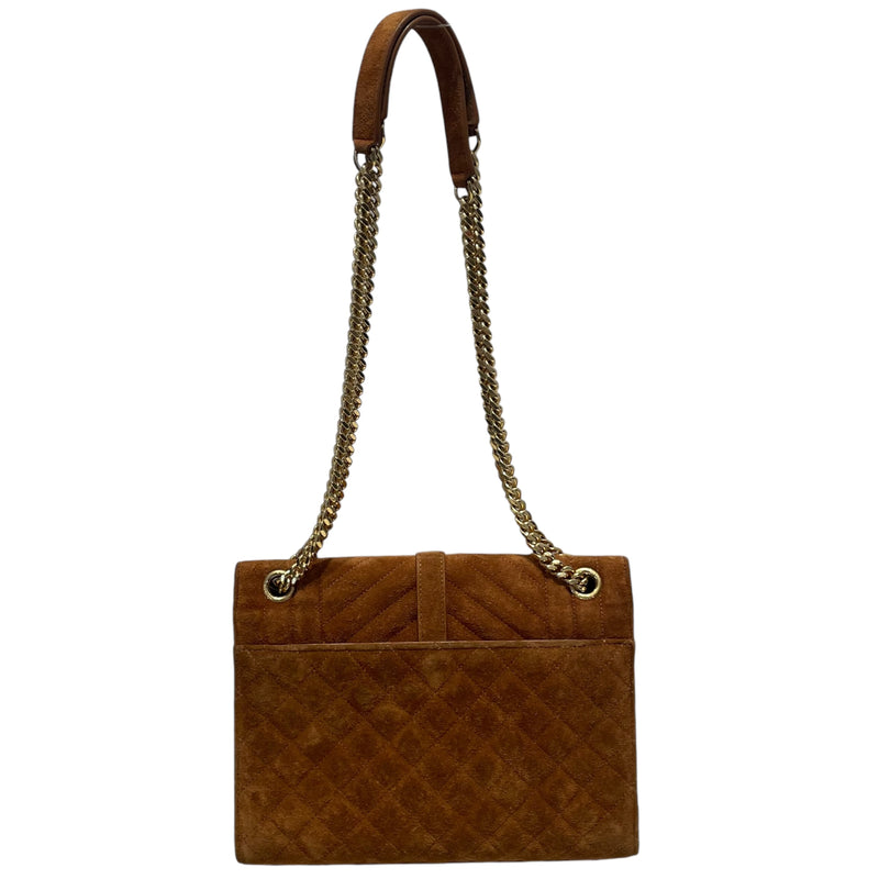 SAINT LAURENT/Cross Body Bag/Suede/CML/envelope