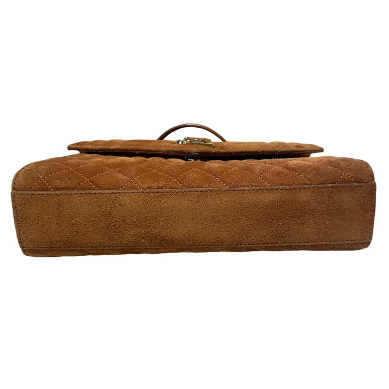 SAINT LAURENT/Cross Body Bag/Suede/CML/envelope