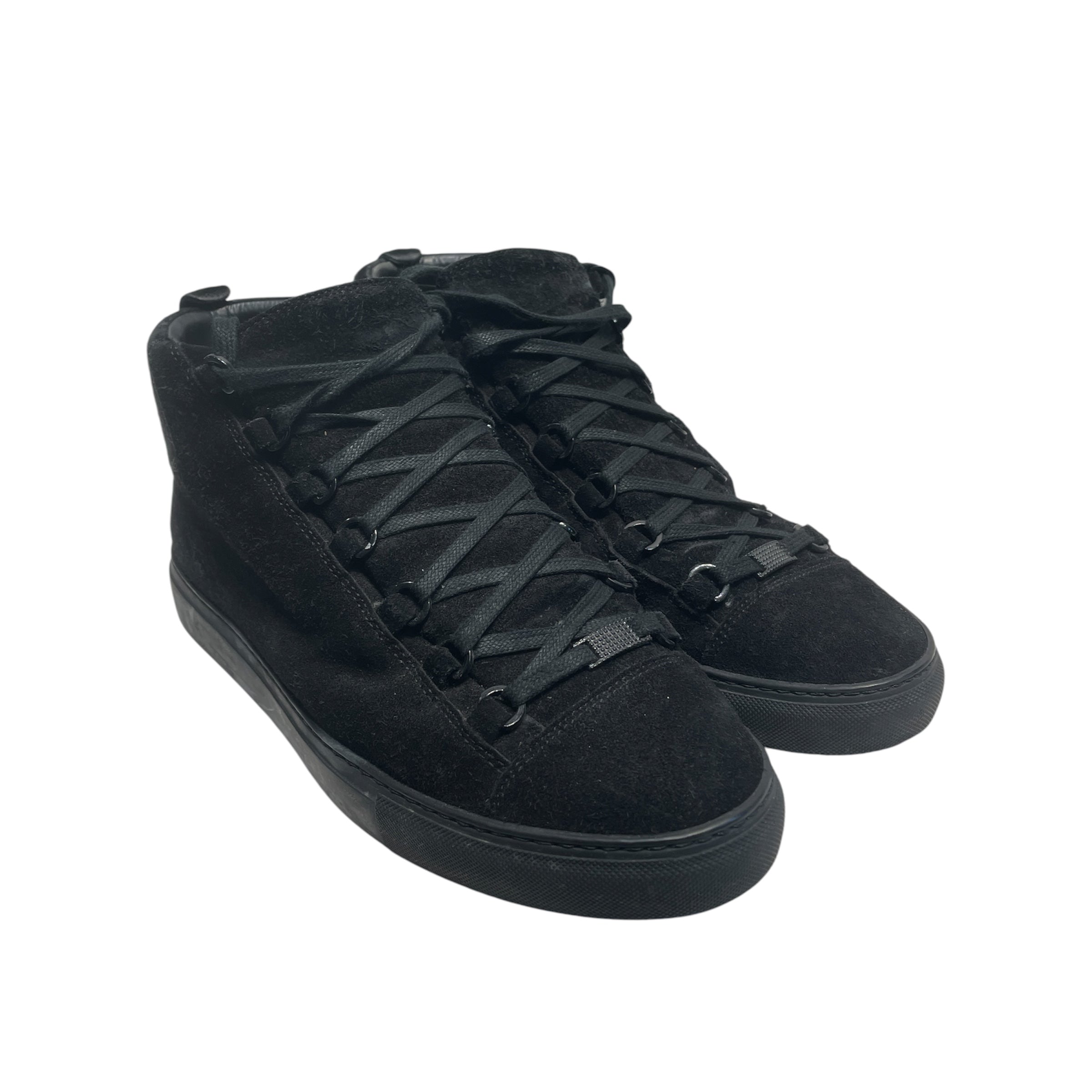 BALENCIAGA/Hi-Sneakers/EU 43/Suede/BLK/Arena view 1