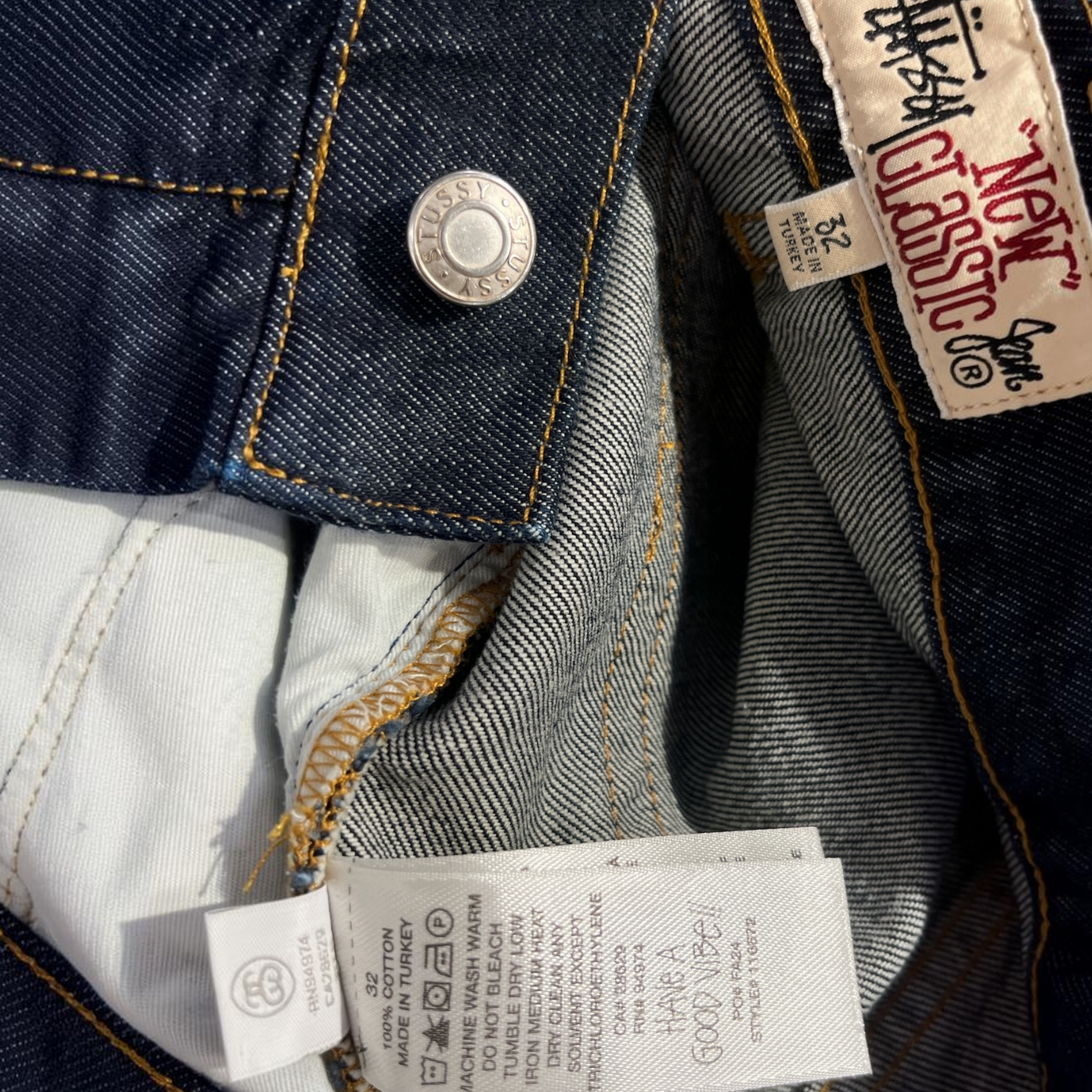 STUSSY/Pants/32/Denim/BLU/"NEW CLASSIC" view 3