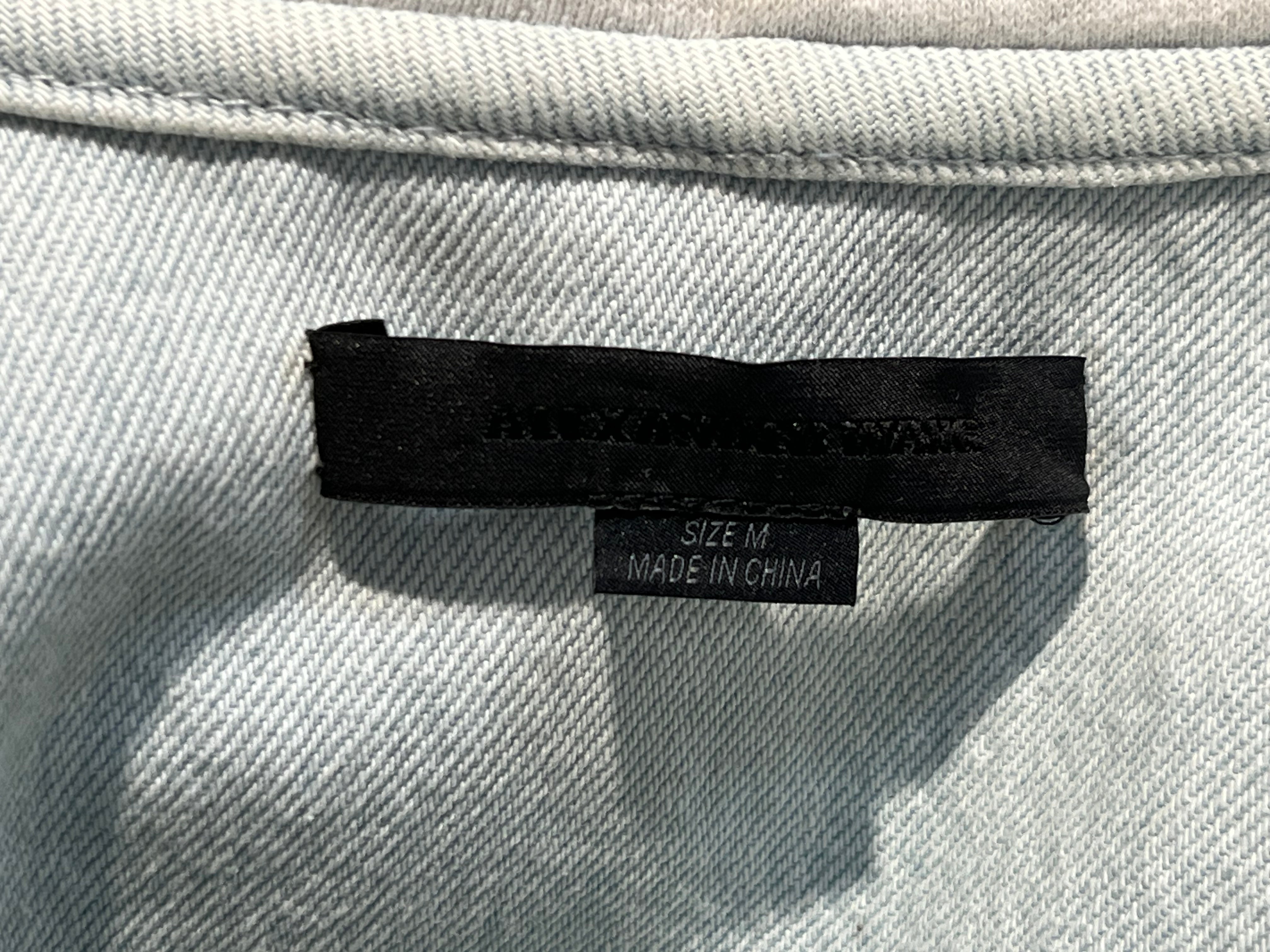 Alexander Wang/Hoodie/L/Denim/BLU/Oversize/ view 3