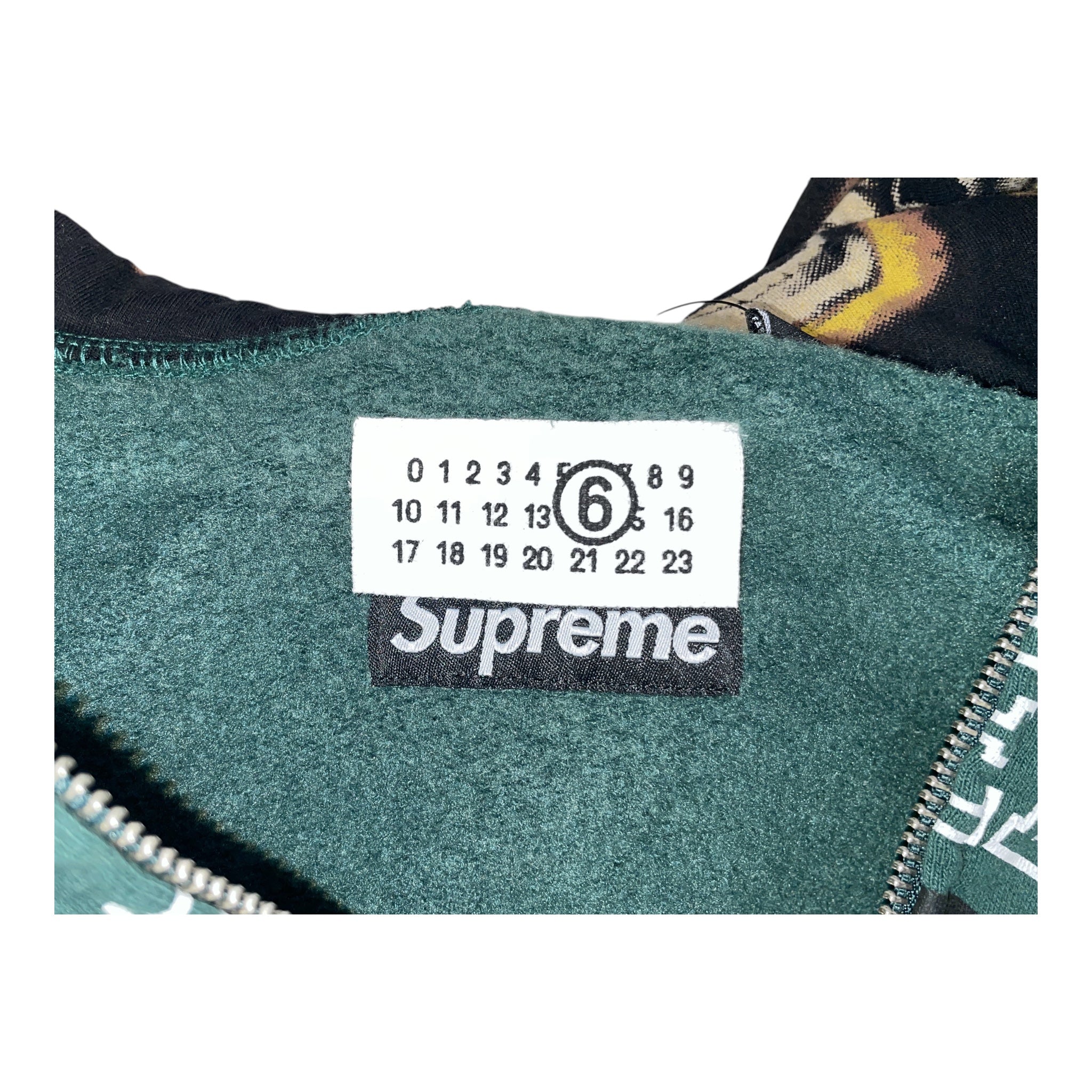 MM6/Supreme/Zip Up Hoodie/M/Graphic/Cotton/GRN/SS '24 ZIP UP HOODIE view 3