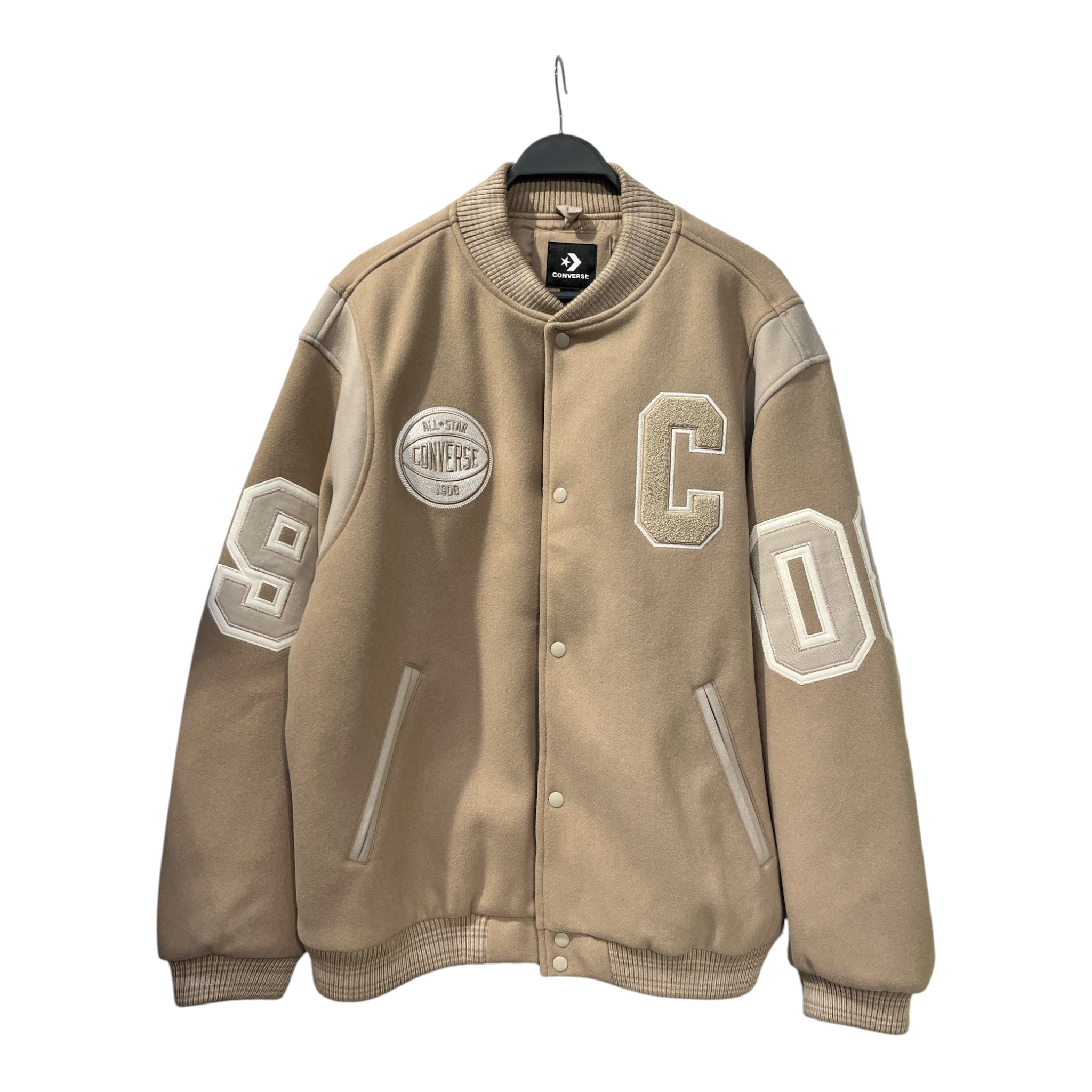 CONVERSE/Baseball Jkt/XL/Polyester/CRM/ALL STAR CONVERSE 1908 view 1