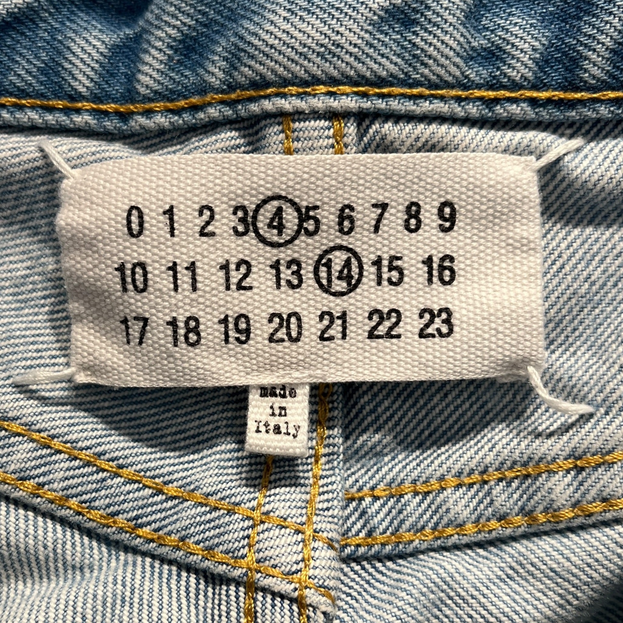 Maison Margiela/Pants/32/Denim/BLU/RED STITCH ON RISE view 3