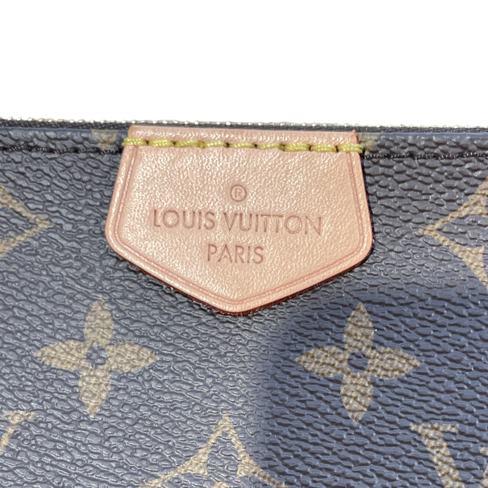 LOUIS VUITTON/Bag/Monogram/Leather/BRW/pochette view 4