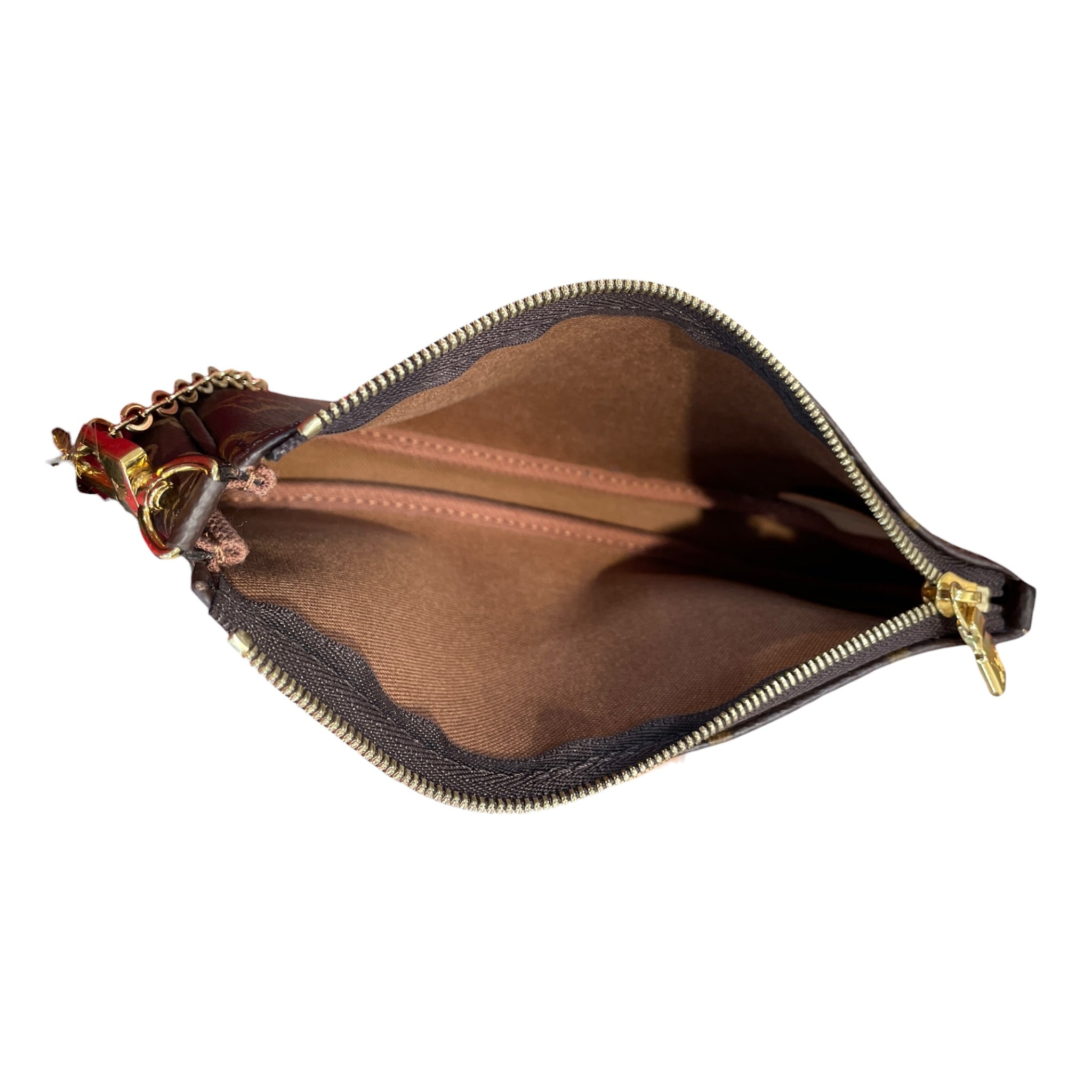 LOUIS VUITTON/Bag/Monogram/Leather/BRW/pochette view 5