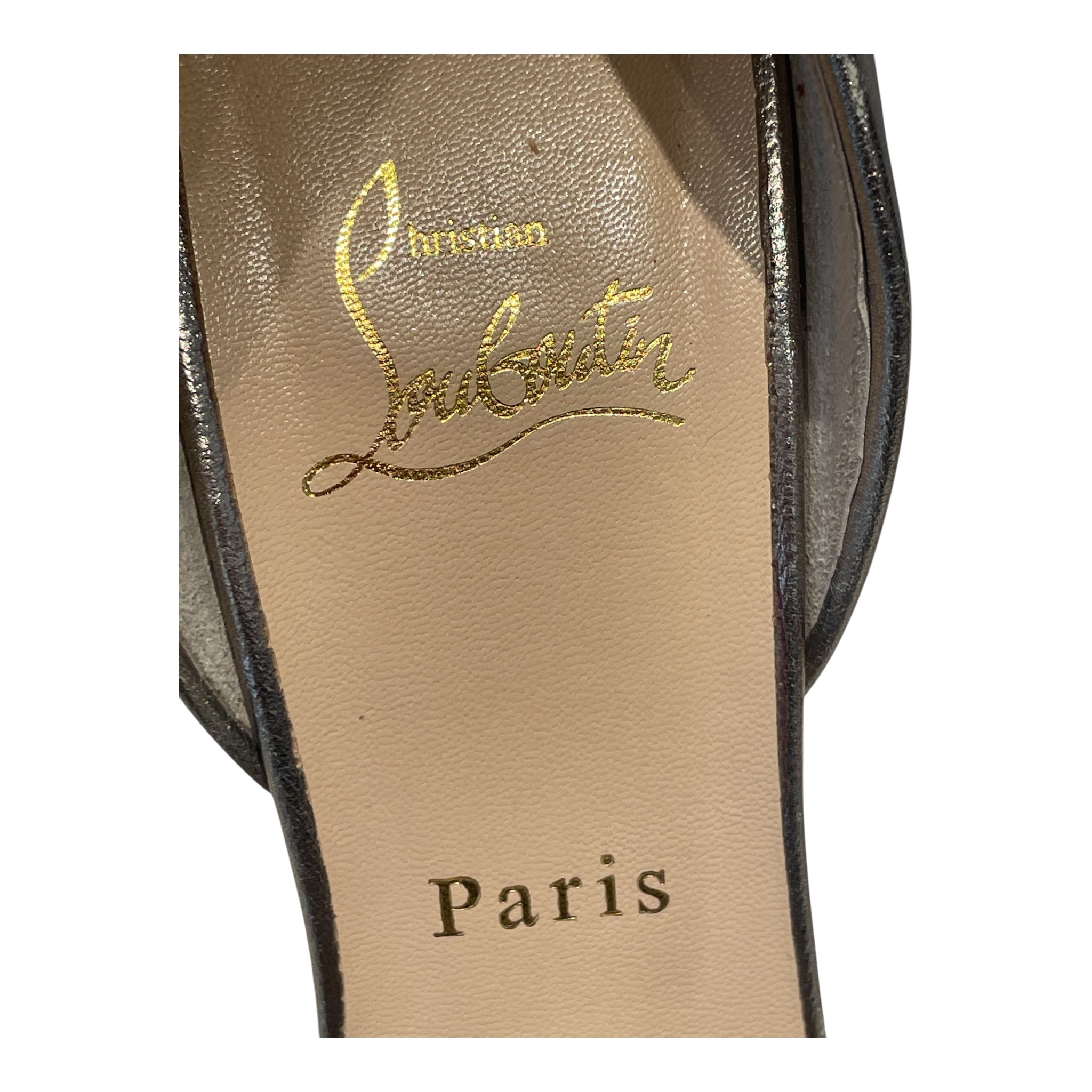 Christian Louboutin/Heels/EU 38.5/GLD/Volpi Nappa view 4