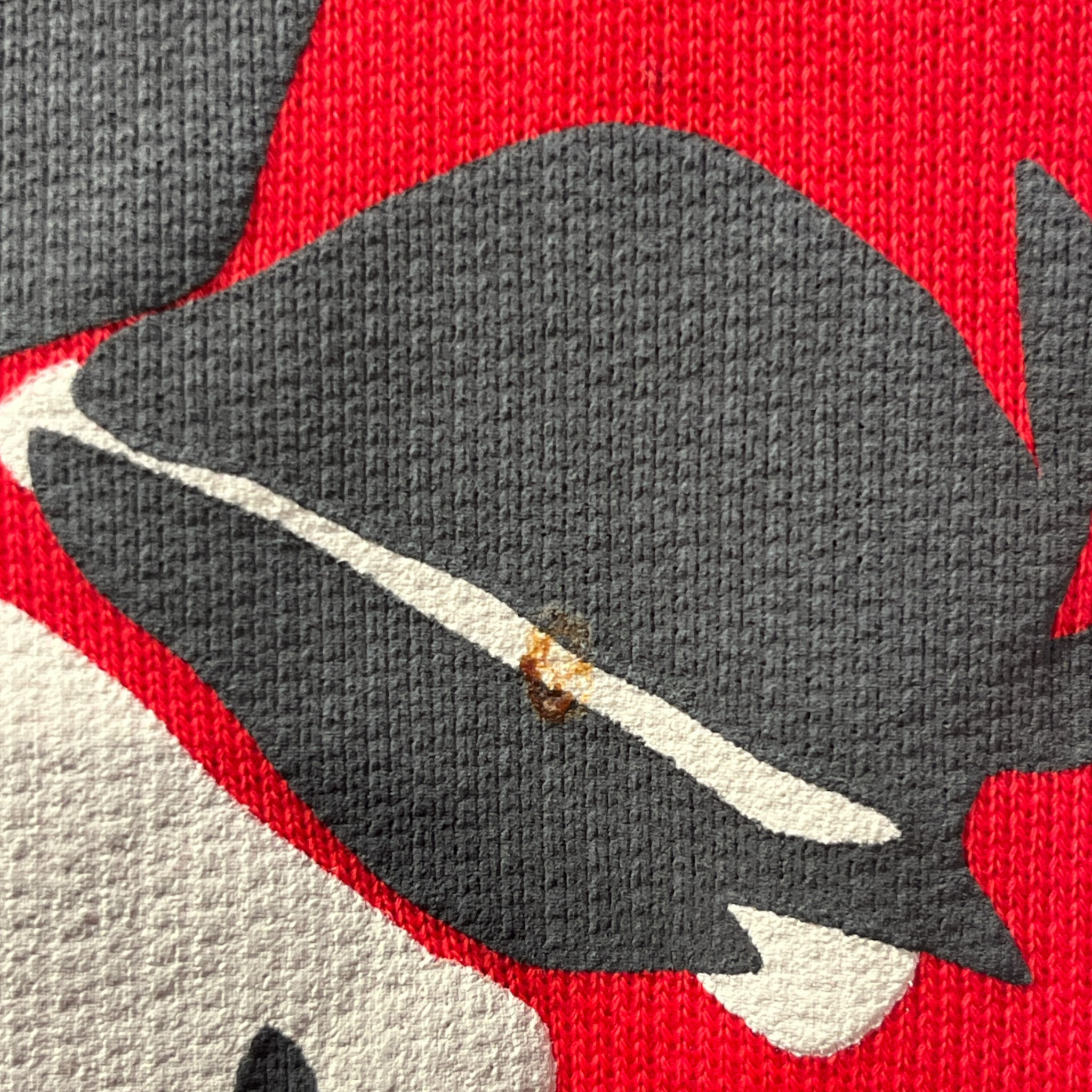 DENIM TEARS/Sweatshirt/XL/Cotton/RED/COTTON WREATH, MISSING CUFFS view 2