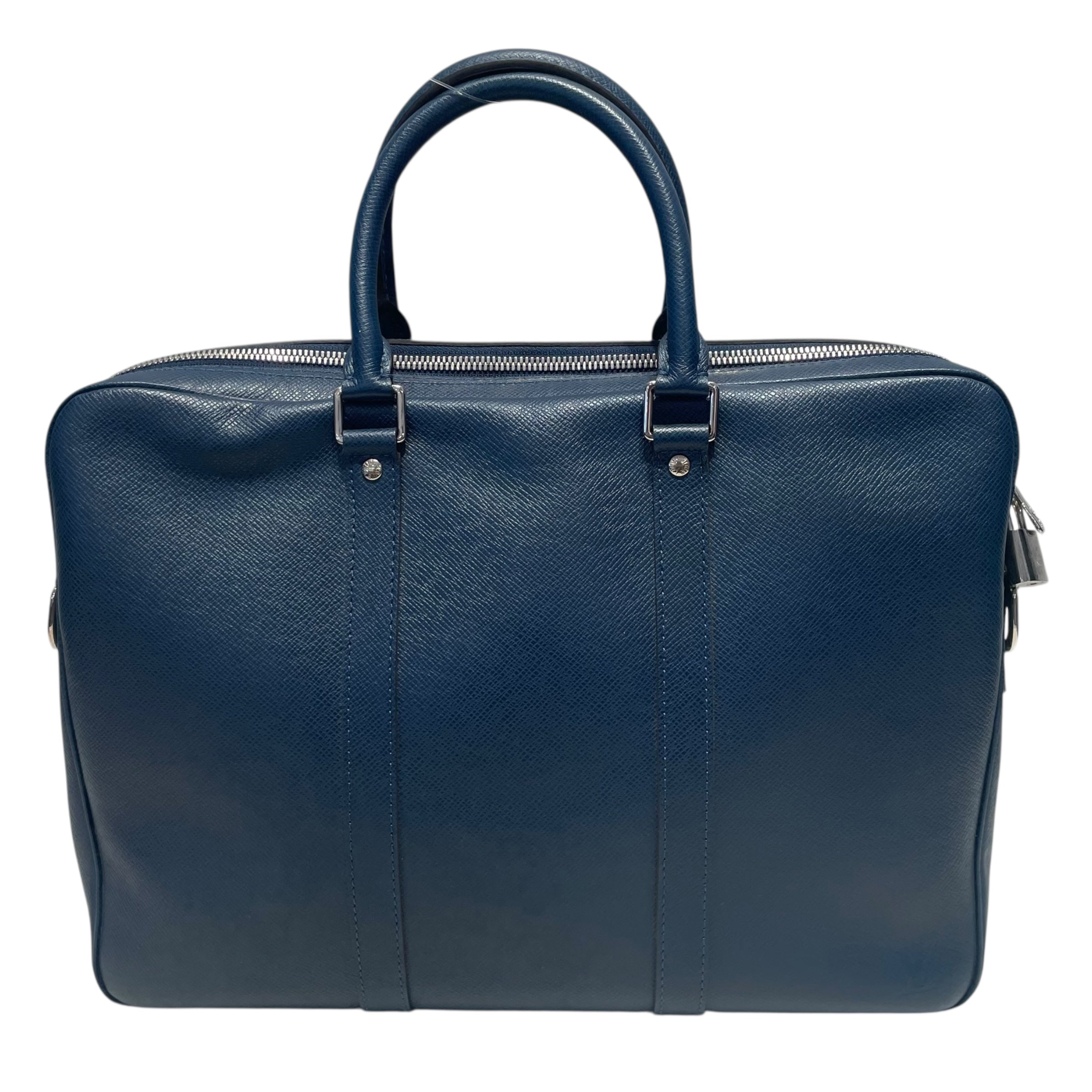 LOUIS VUITTON/Bag/Leather/NVY/portr documents fl4166 view 1