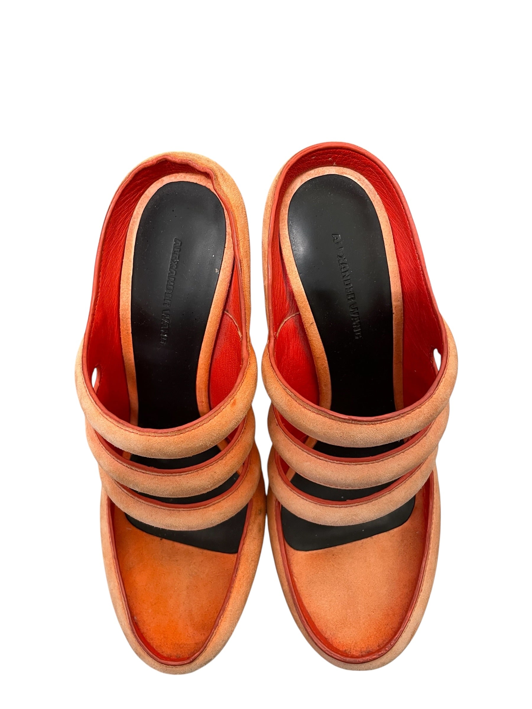 Alexander Wang/Heels/Suede/ORN/ view 3