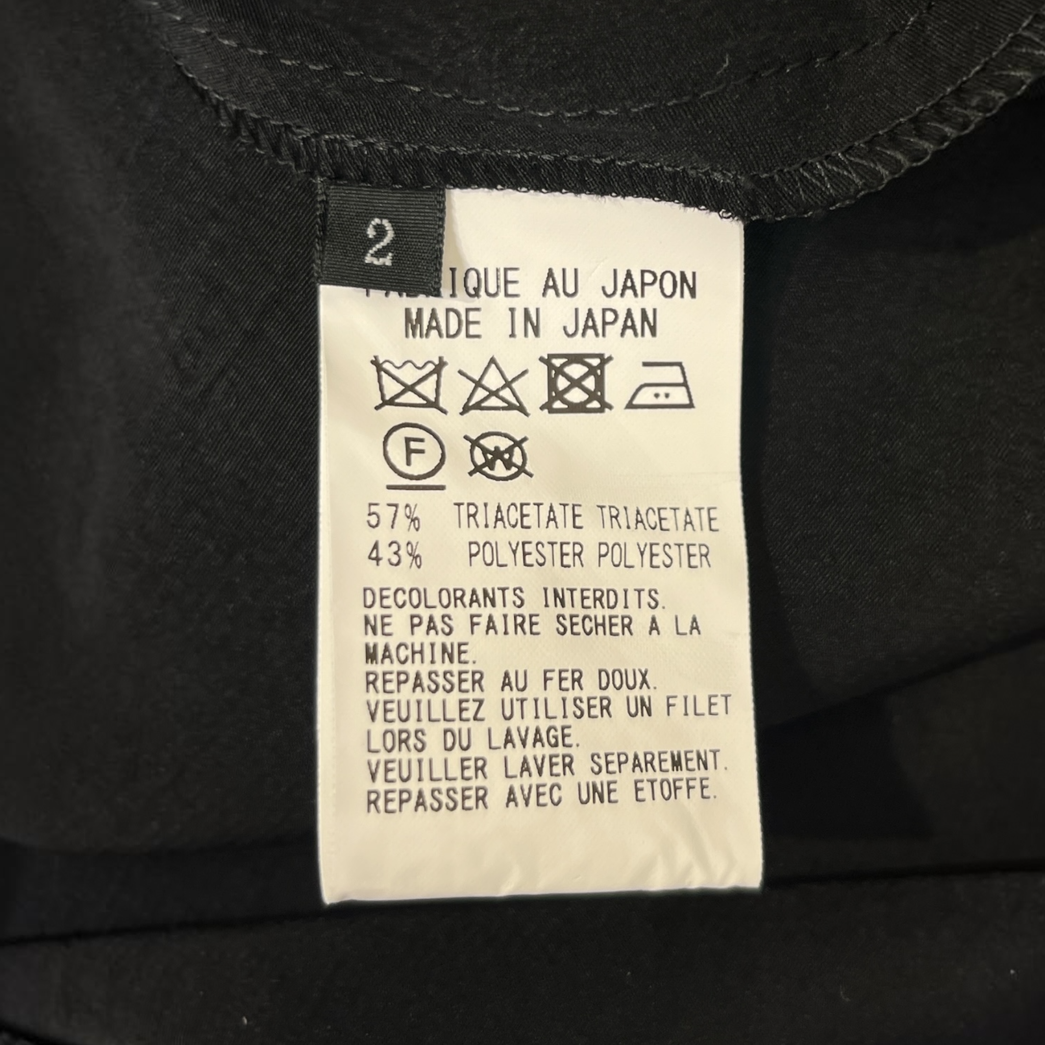 Y's/LS Dress/2/Black/YJ-D15-500 view 3