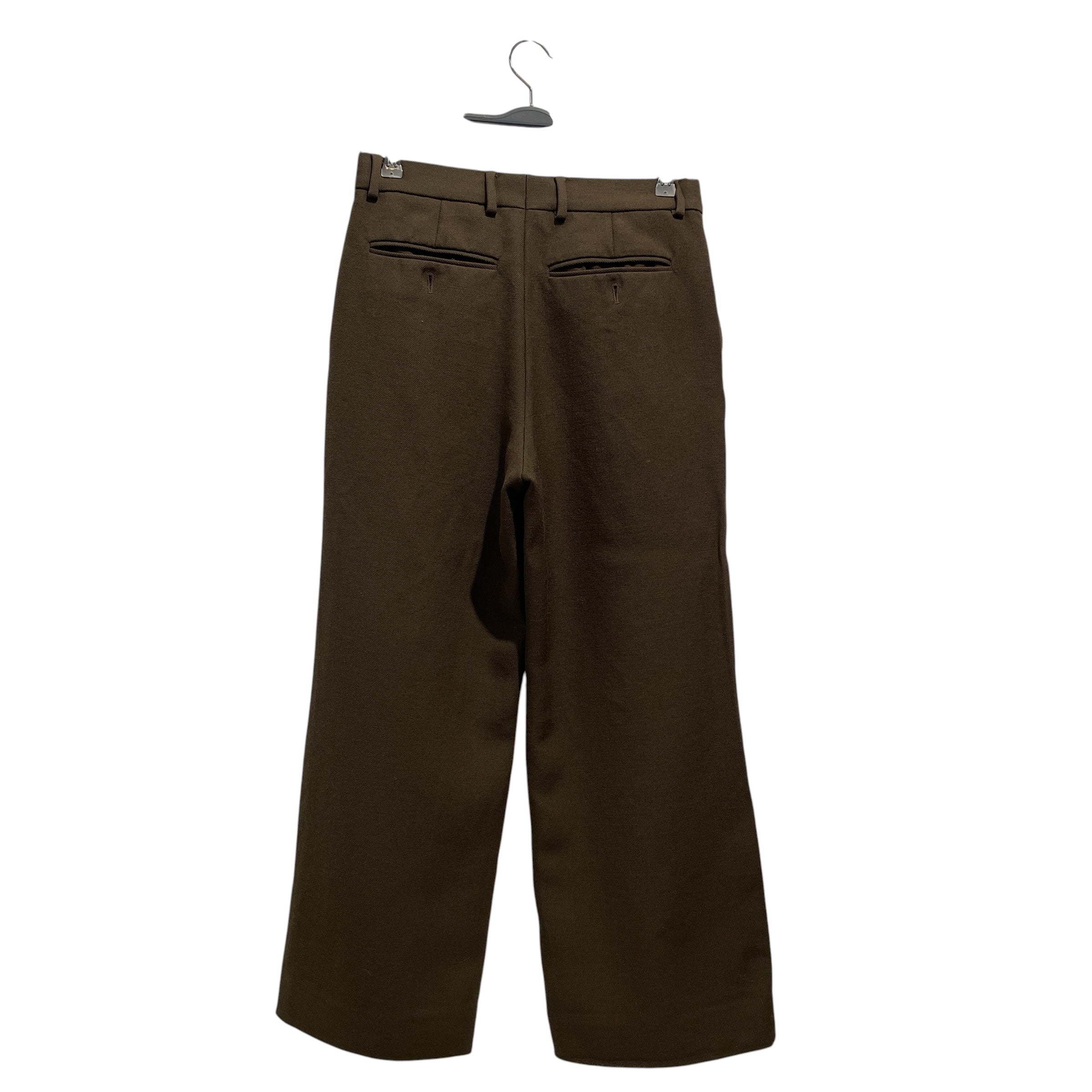 DRIES VAN NOTEN/Pants/46/Wool/BRW/WOOL TROUSERS view 2