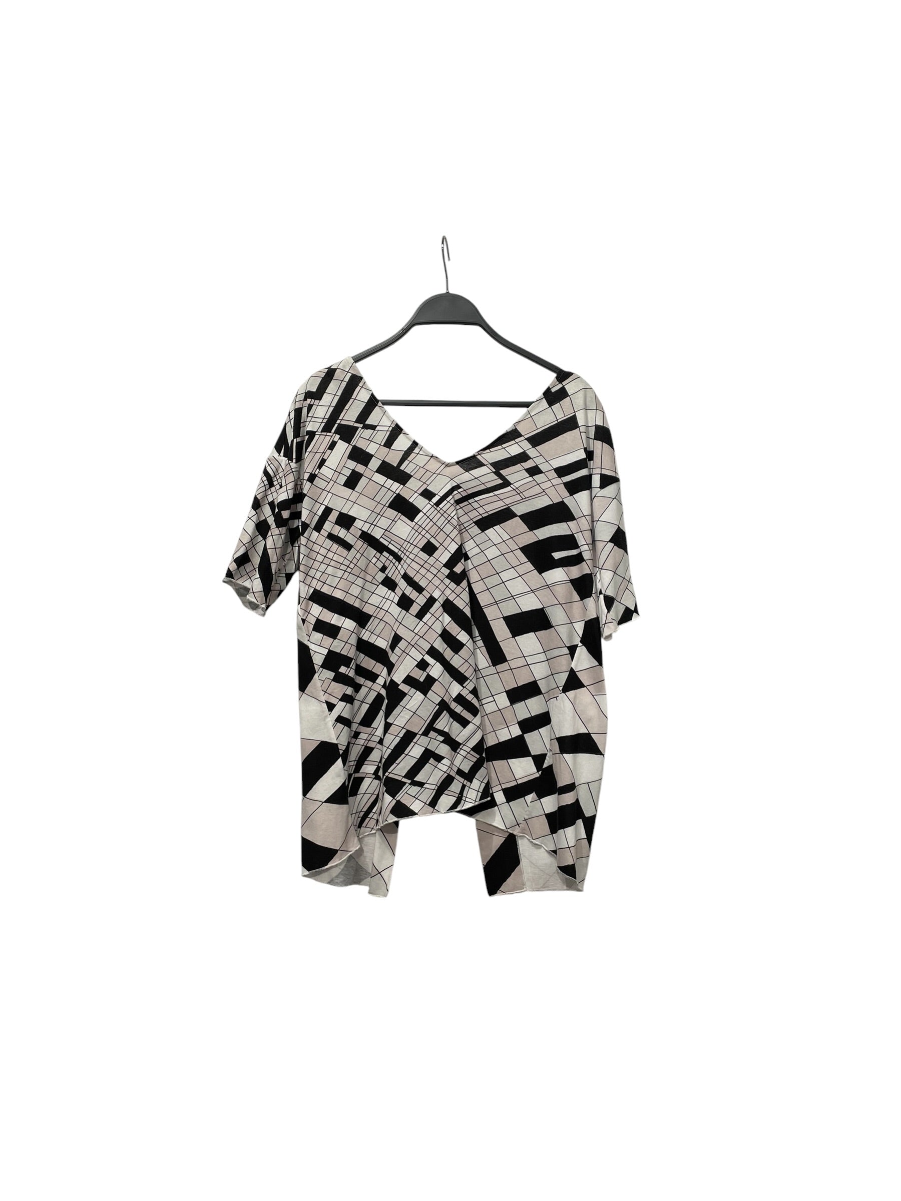 MARNI///SS Blouse/40/All Over Print/Cotton/WHT//W [Designers] Essentials/ view 1