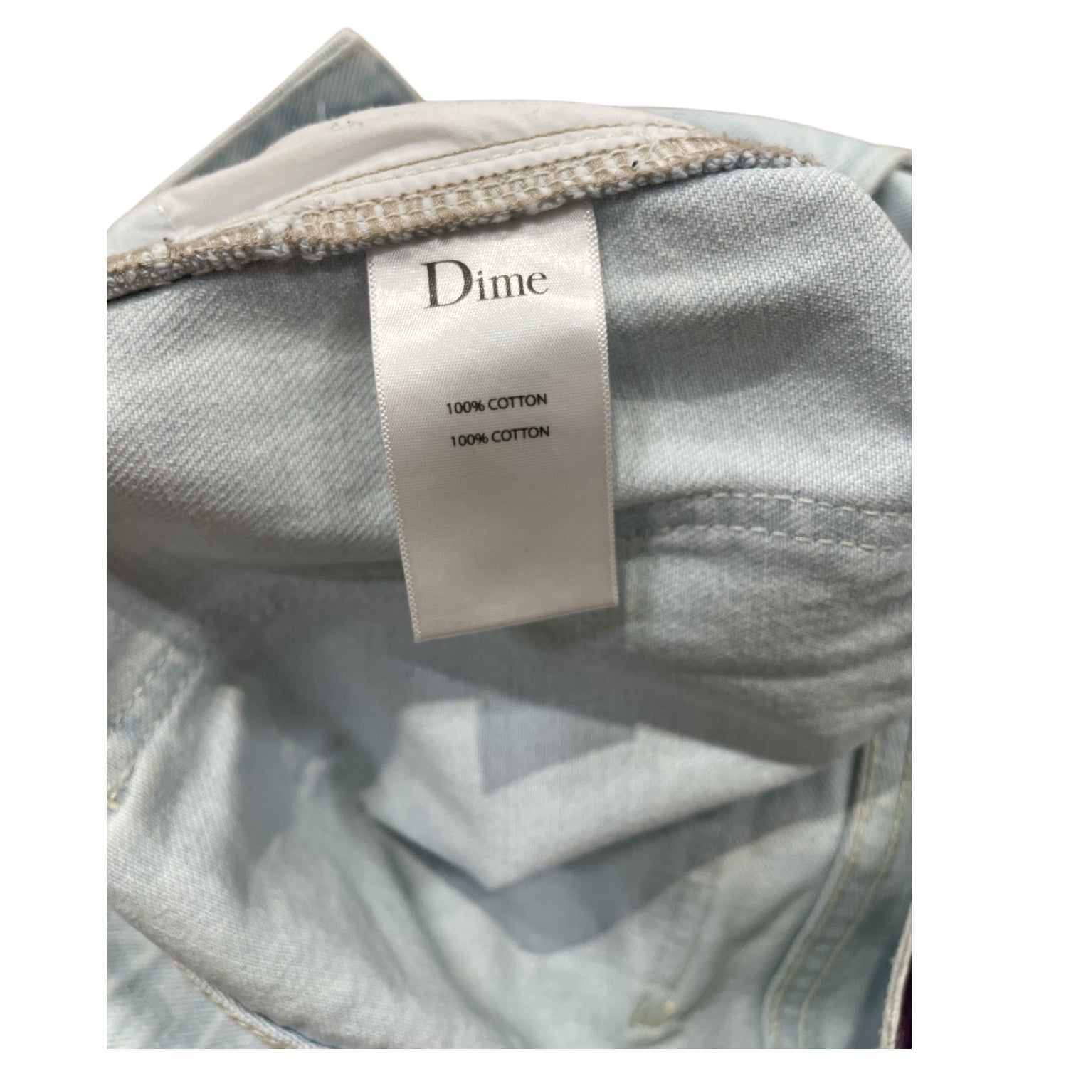 Dime/Straight Pants/32/Denim/BLU/Light wash baggy skate denim view 4