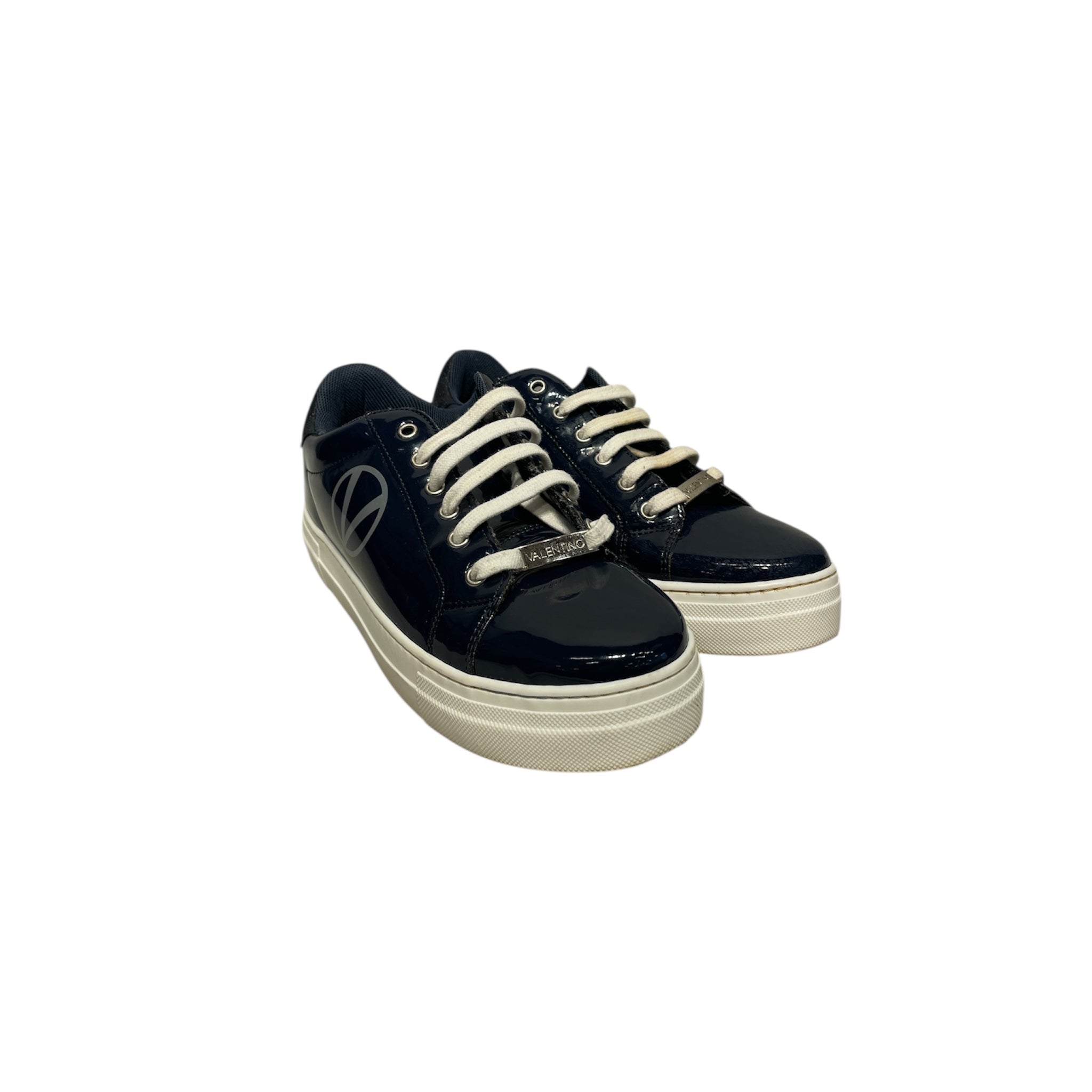 MARIO VALENTINO/Low-Sneakers/EU 40/NVY/PETRA LOW TOP PLATFORM view 1