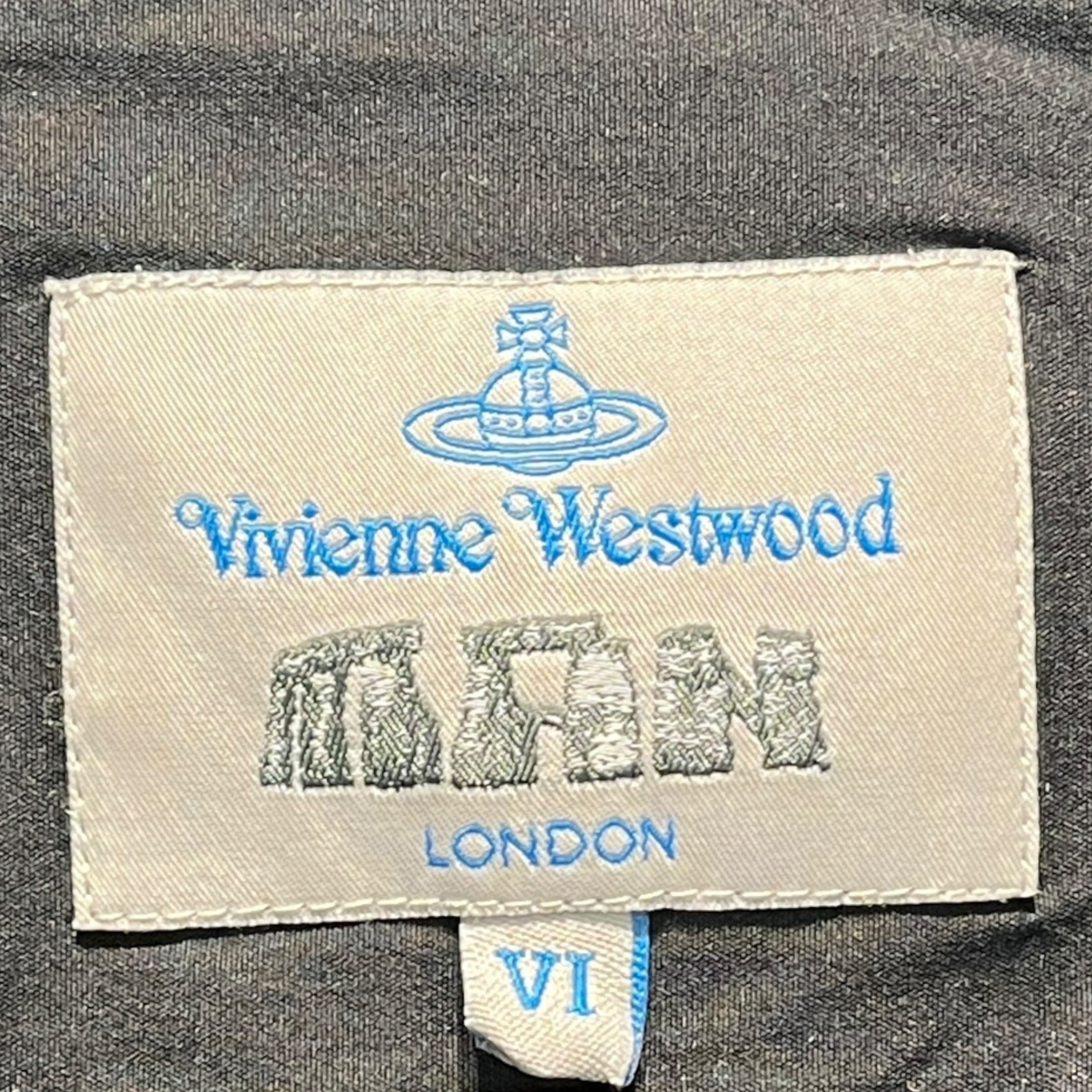 Vivienne Westwood MAN/LS T-Shirt/XXL/Cotton/BLK/SILVER ORB BLUE RING view 3