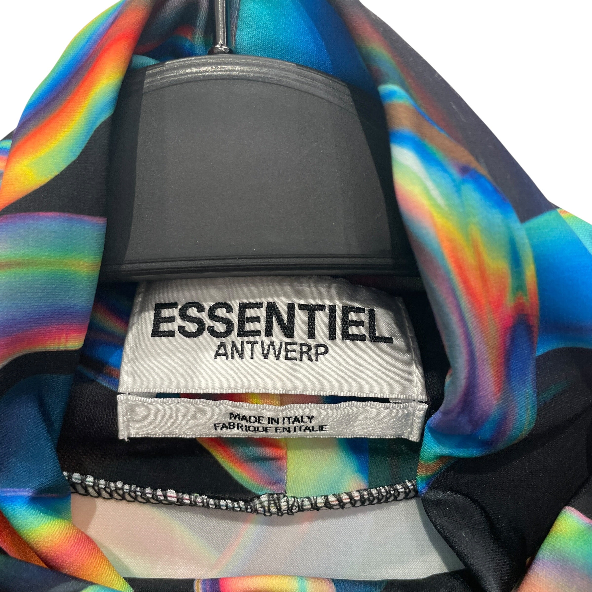 ESSENTIEL ANTWERP/LS Blouse/0/All Over Print/Polyester/BLK/CHAINS GRAPHIC view 4