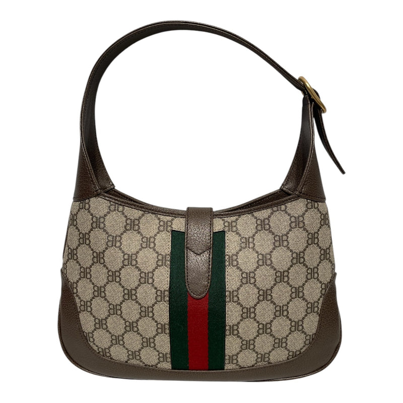 BALENCIAGA/Hand Bag/Monogram/Leather/KHK/GUCCI