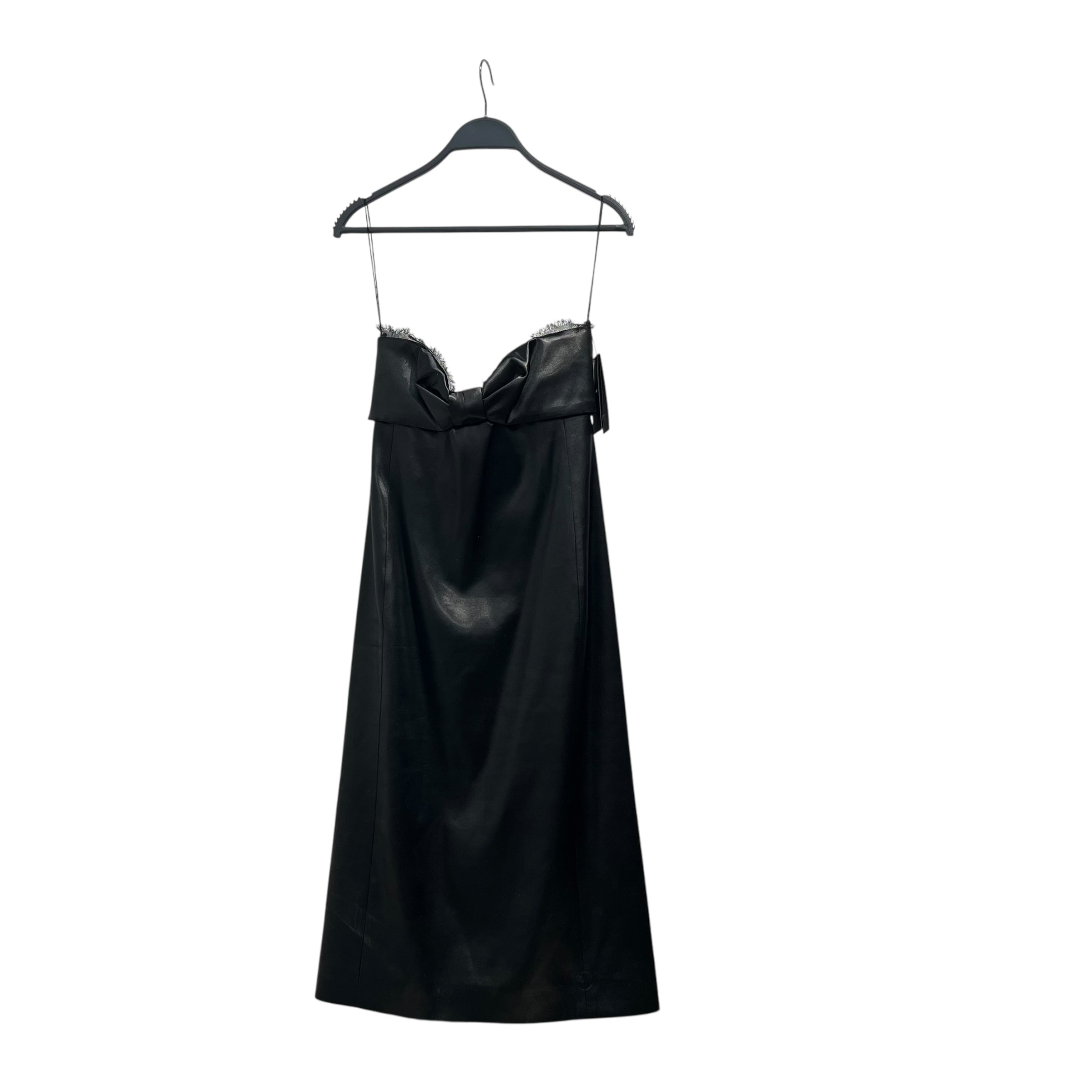 SAINT LAURENT/Dress/34/BLK/SATIN NOIR DRESS view 1