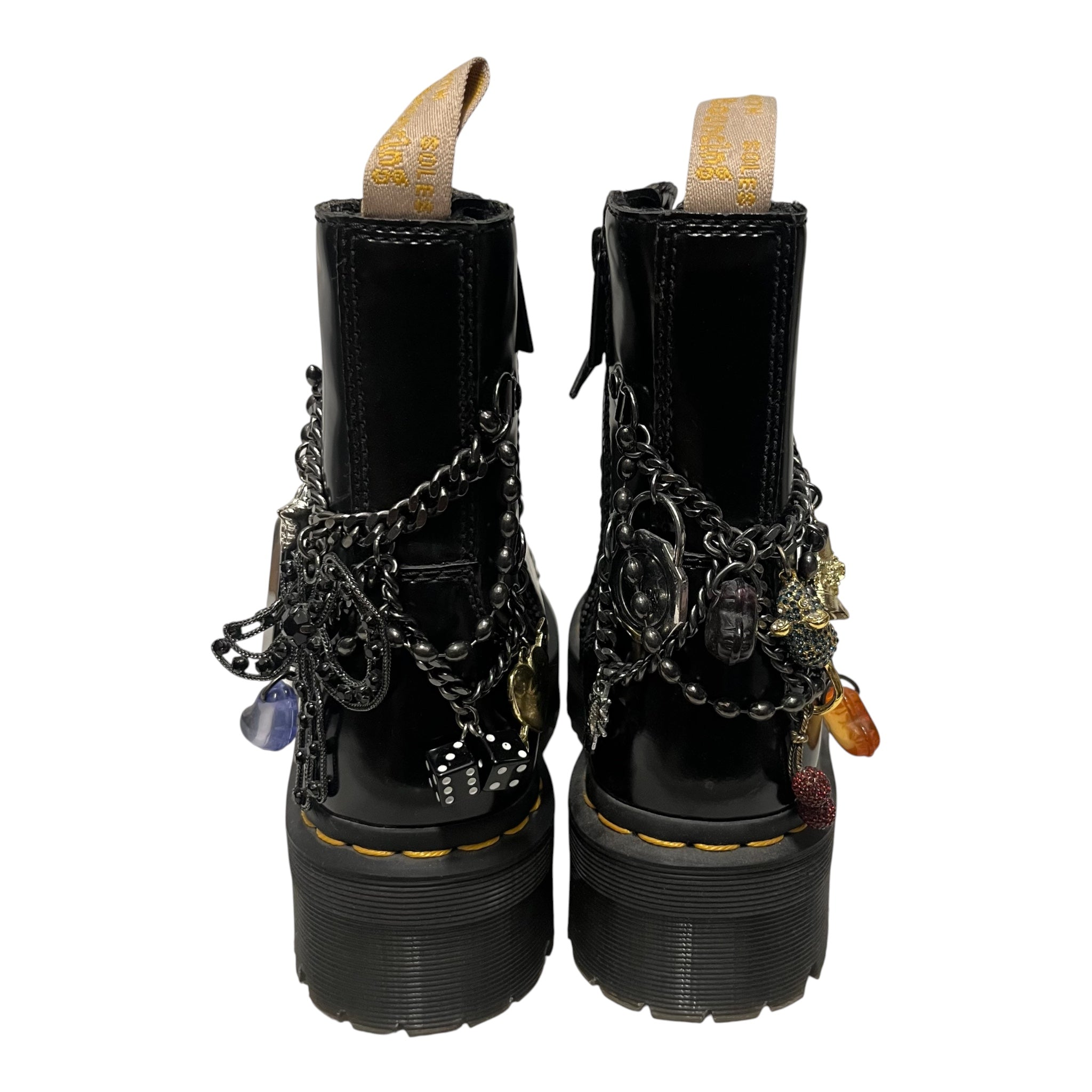 Dr.Martens/Heaven By Marc Jacobs/Lace Up Boots/US 5/Cowhide/BLK/ view 3