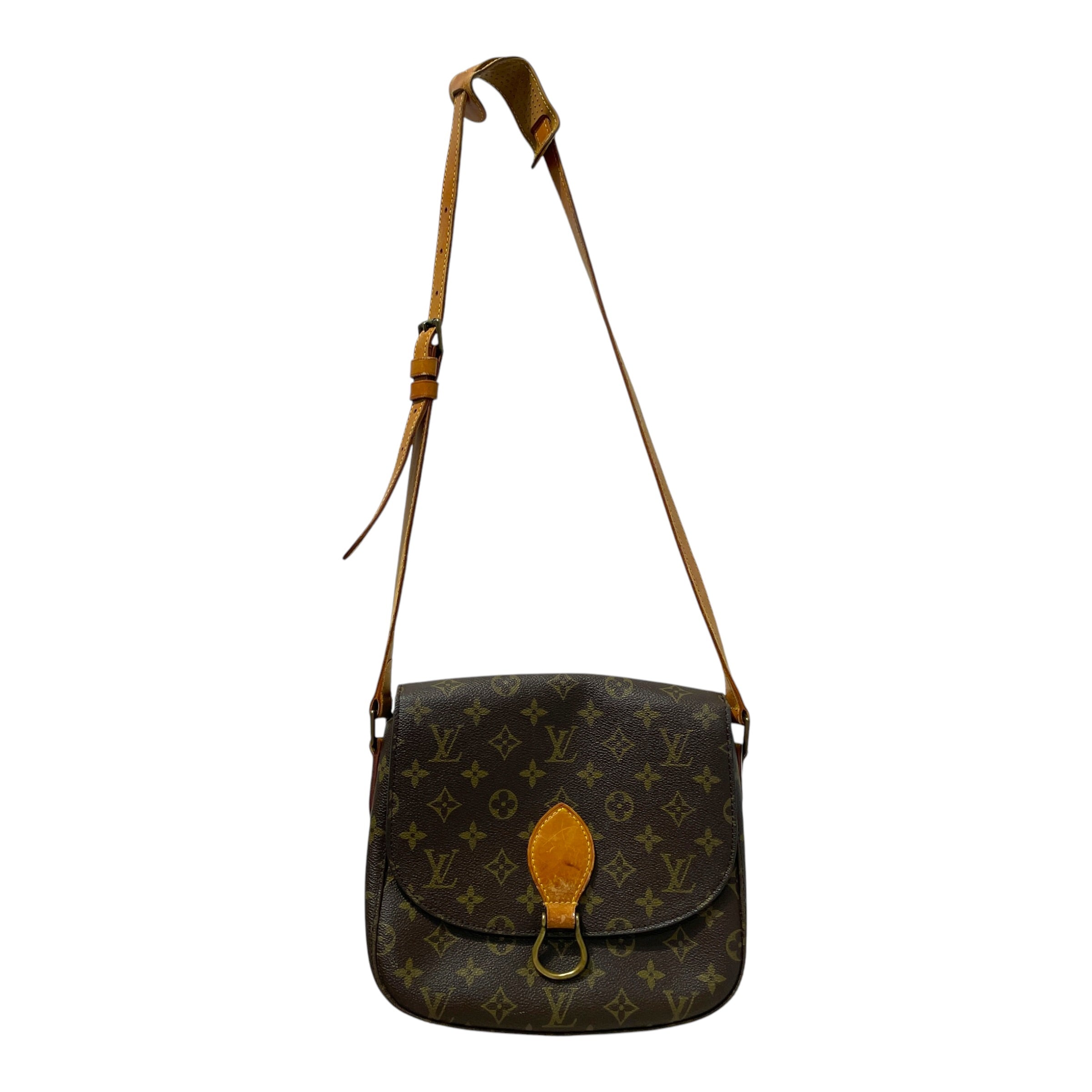LOUIS VUITTON/Cross Body Bag/Monogram/Leather/BRW/Saint Cloud view 1