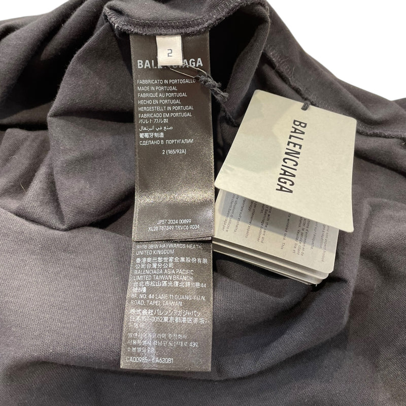BALENCIAGA/T-Shirt/2/Cotton/BLK/keep calm