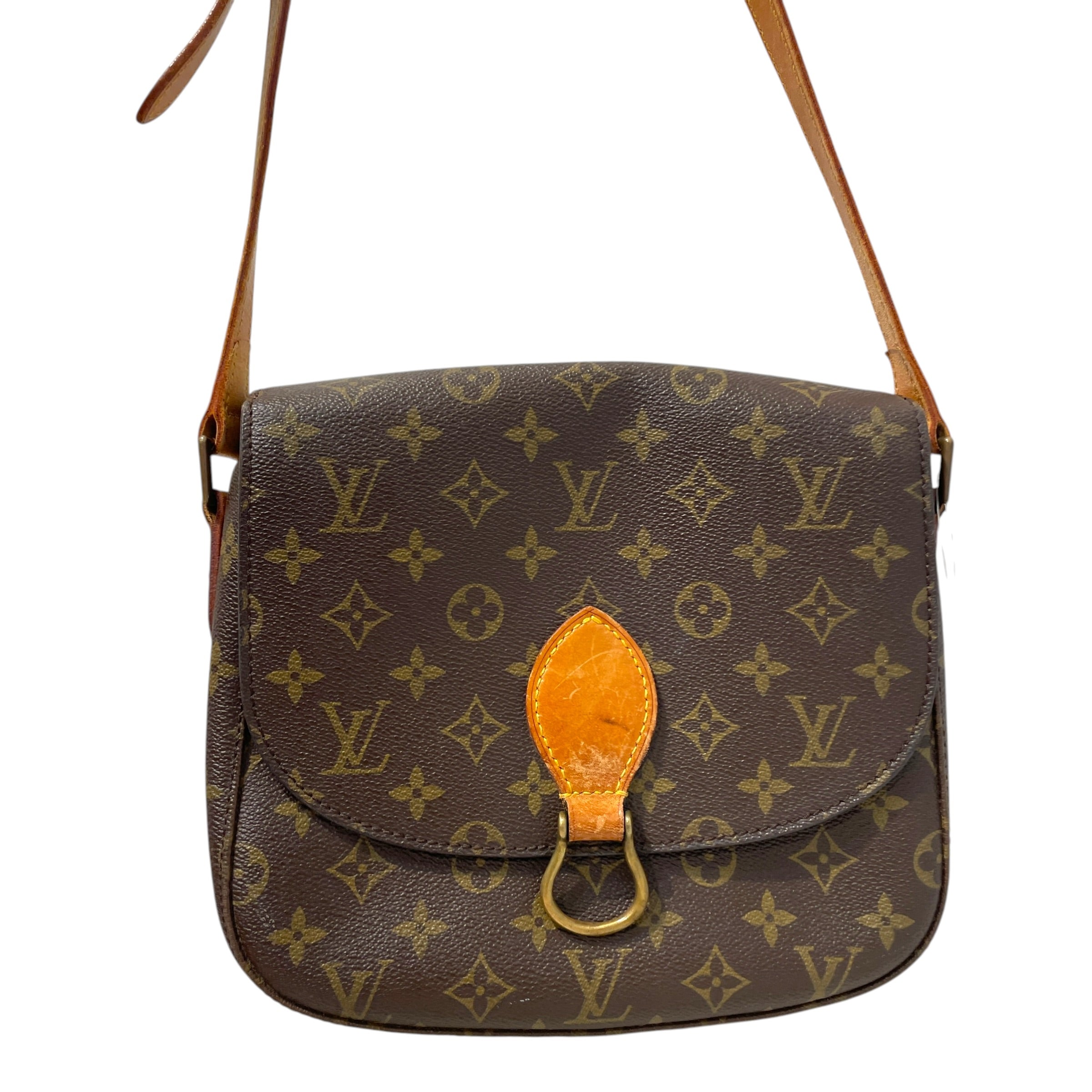 LOUIS VUITTON/Cross Body Bag/Monogram/Leather/BRW/Saint Cloud view 2
