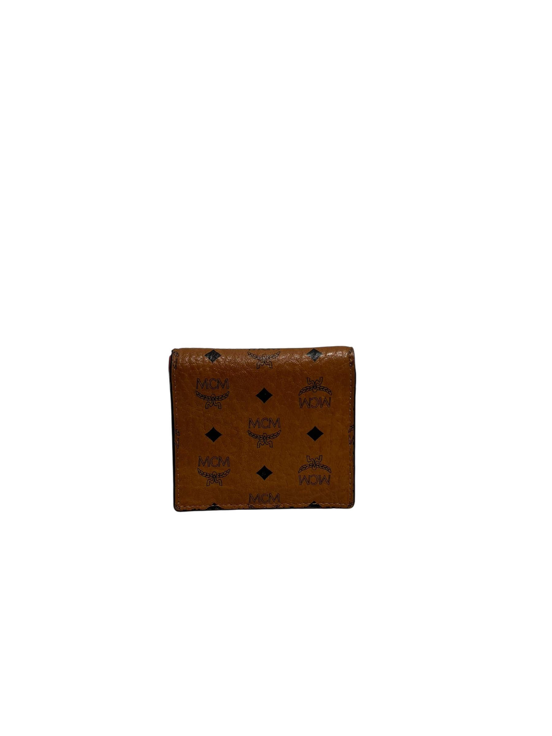 MCM/Bifold Wallet/Monogram/Leather/CML/M's/RED INTERIOR view 1