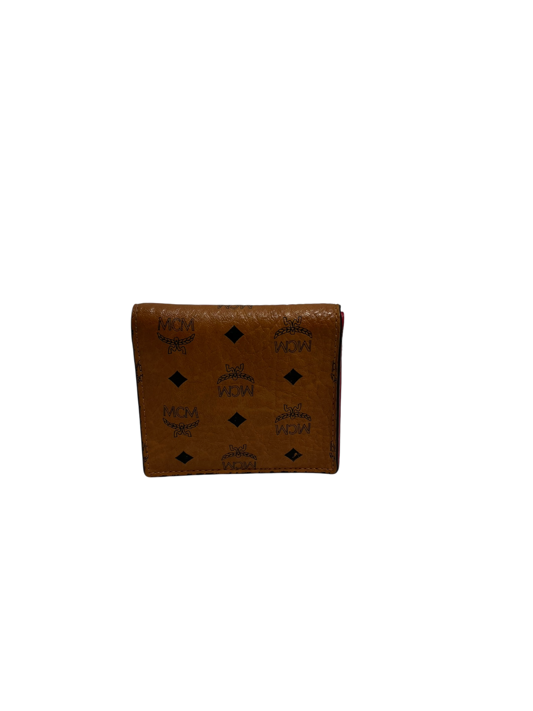 MCM/Bifold Wallet/Monogram/Leather/CML/M's/RED INTERIOR view 2