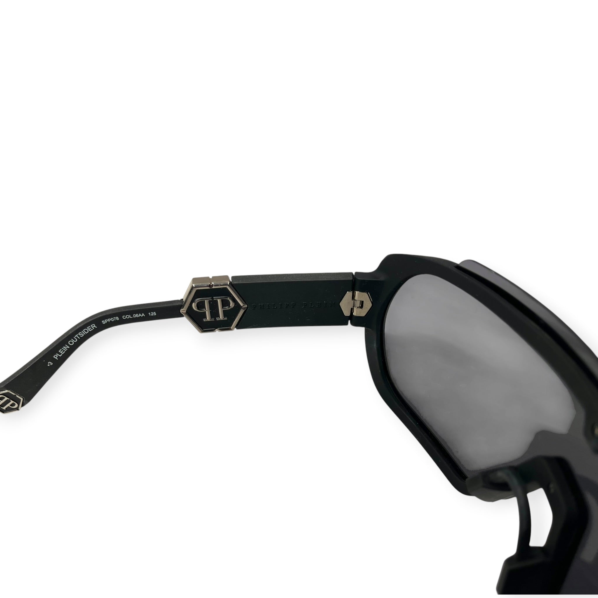 PHILIPP PLEIN/Sunglasses/Plastic/BLK/M's/OUTSIDER SPP078 view 3