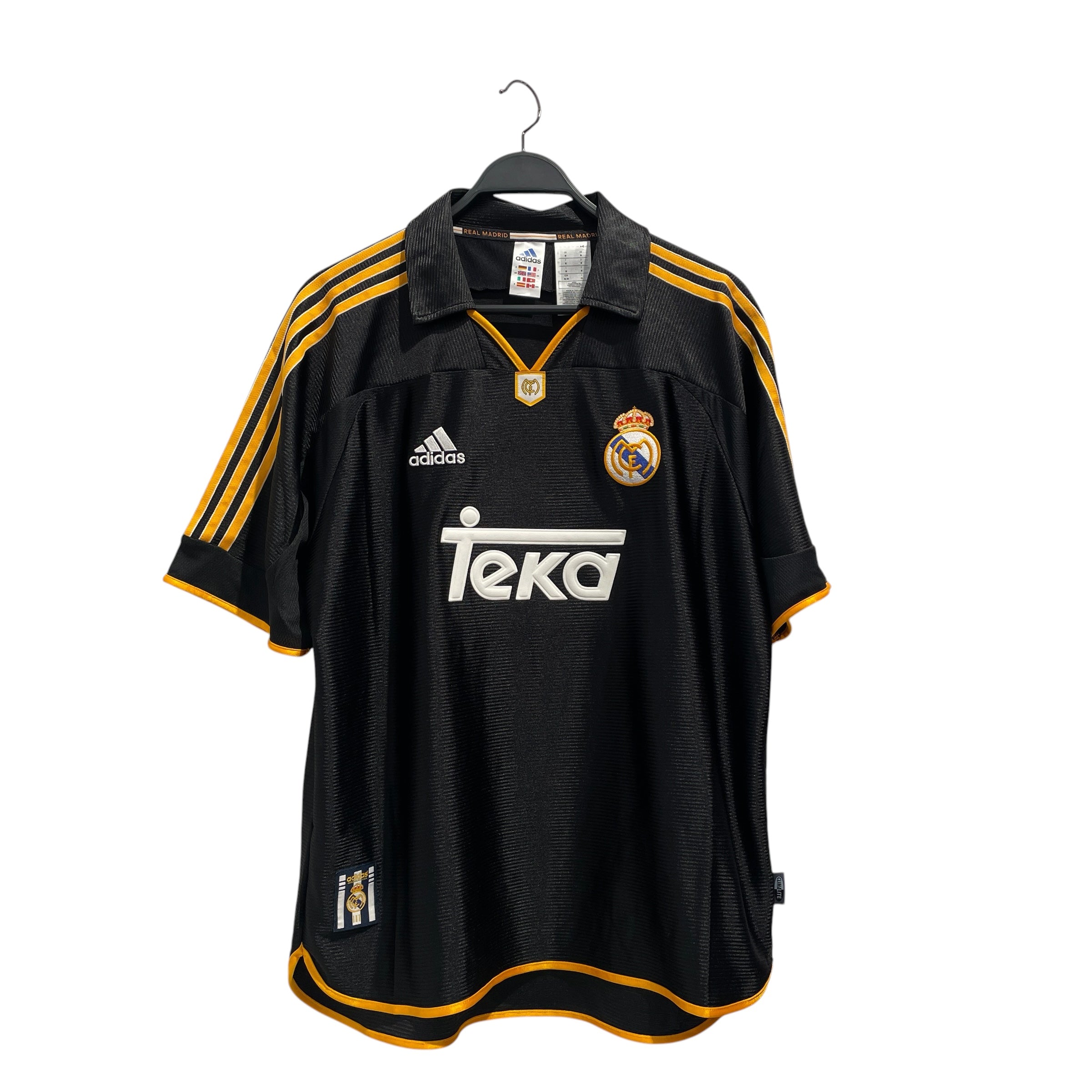 adidas/T-Shirt/M/Polyester/BLK/Graphic/REAL MADRID AWAY JERSEY view 1