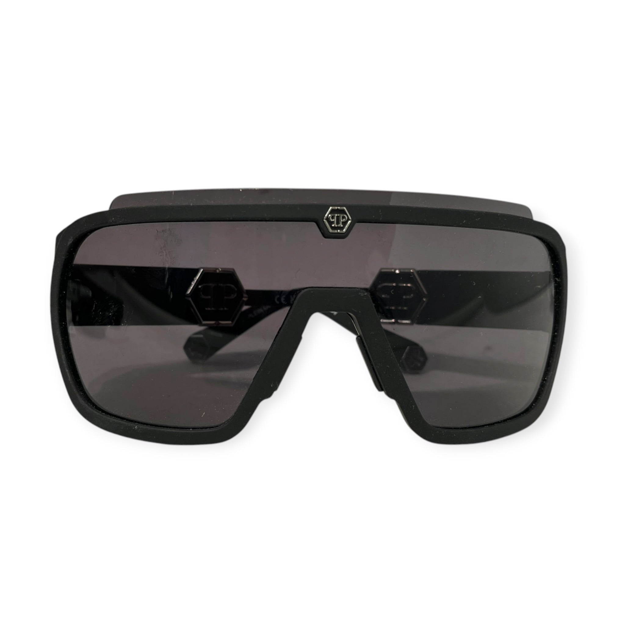 PHILIPP PLEIN/Sunglasses/Plastic/BLK/M's/OUTSIDER SPP078 view 5