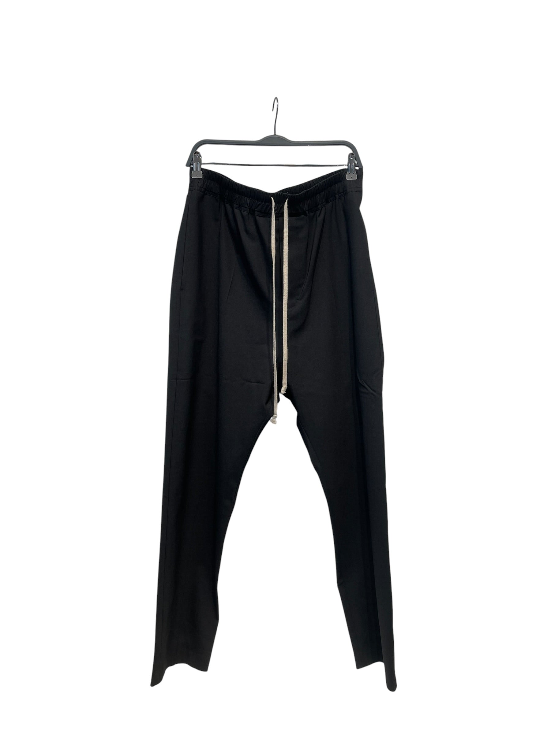 Rick Owens/Pants/42/Wool/BLK/Drawstring Astaires Long view 1