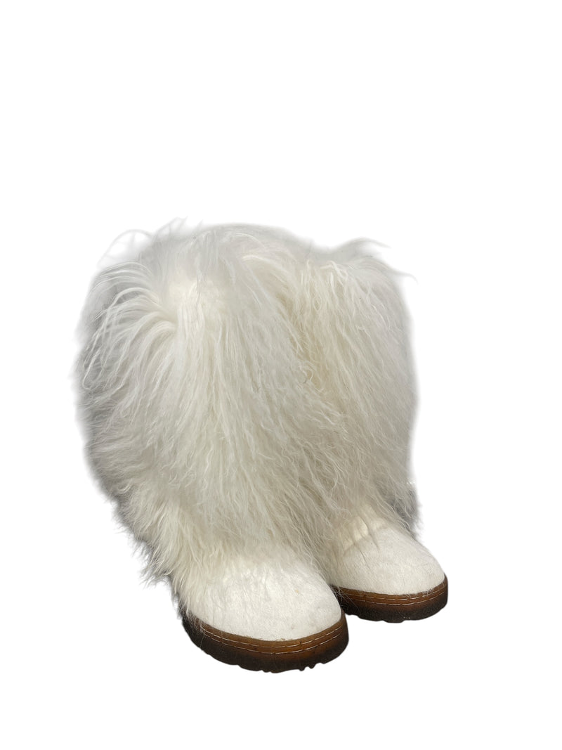 BEARPAW/Boots/US 10/Fake Fur/WHT/