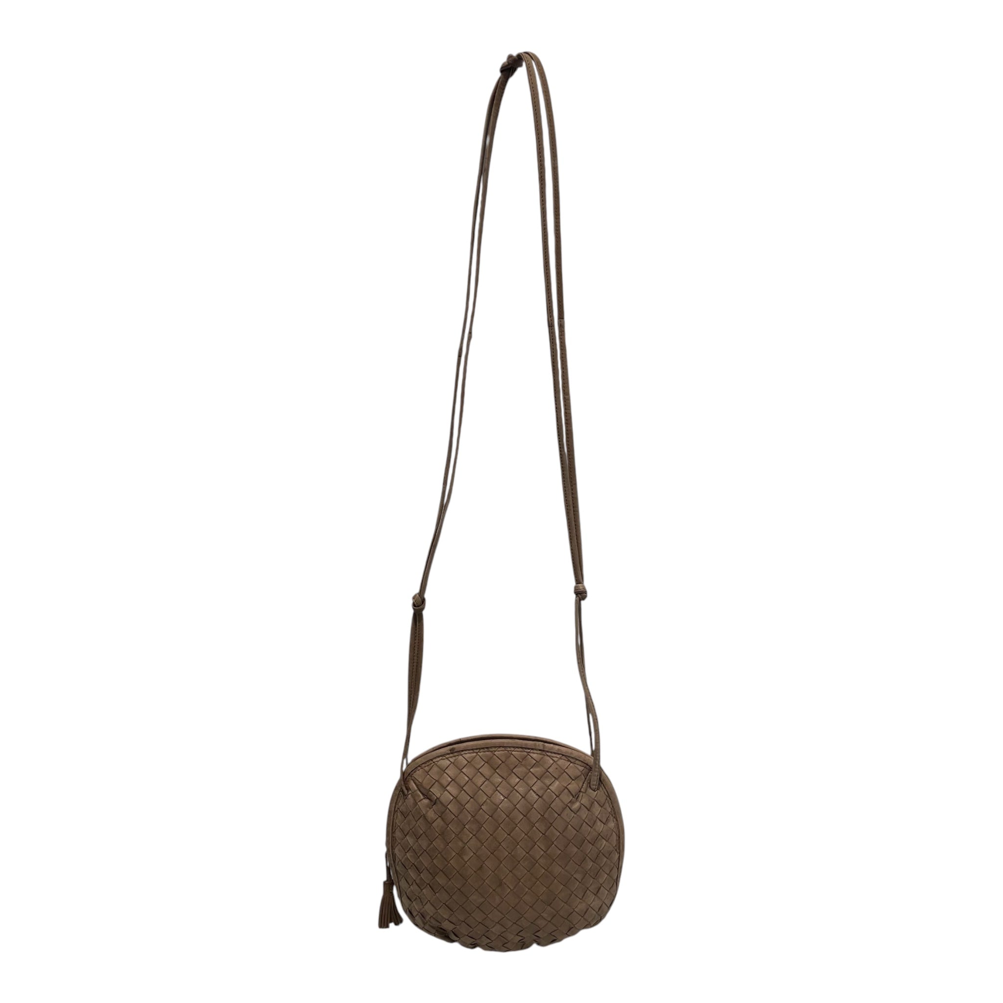 BOTTEGA VENETA/Cross Body Bag/Leather/BEG/LOOP CIRCLE view 1
