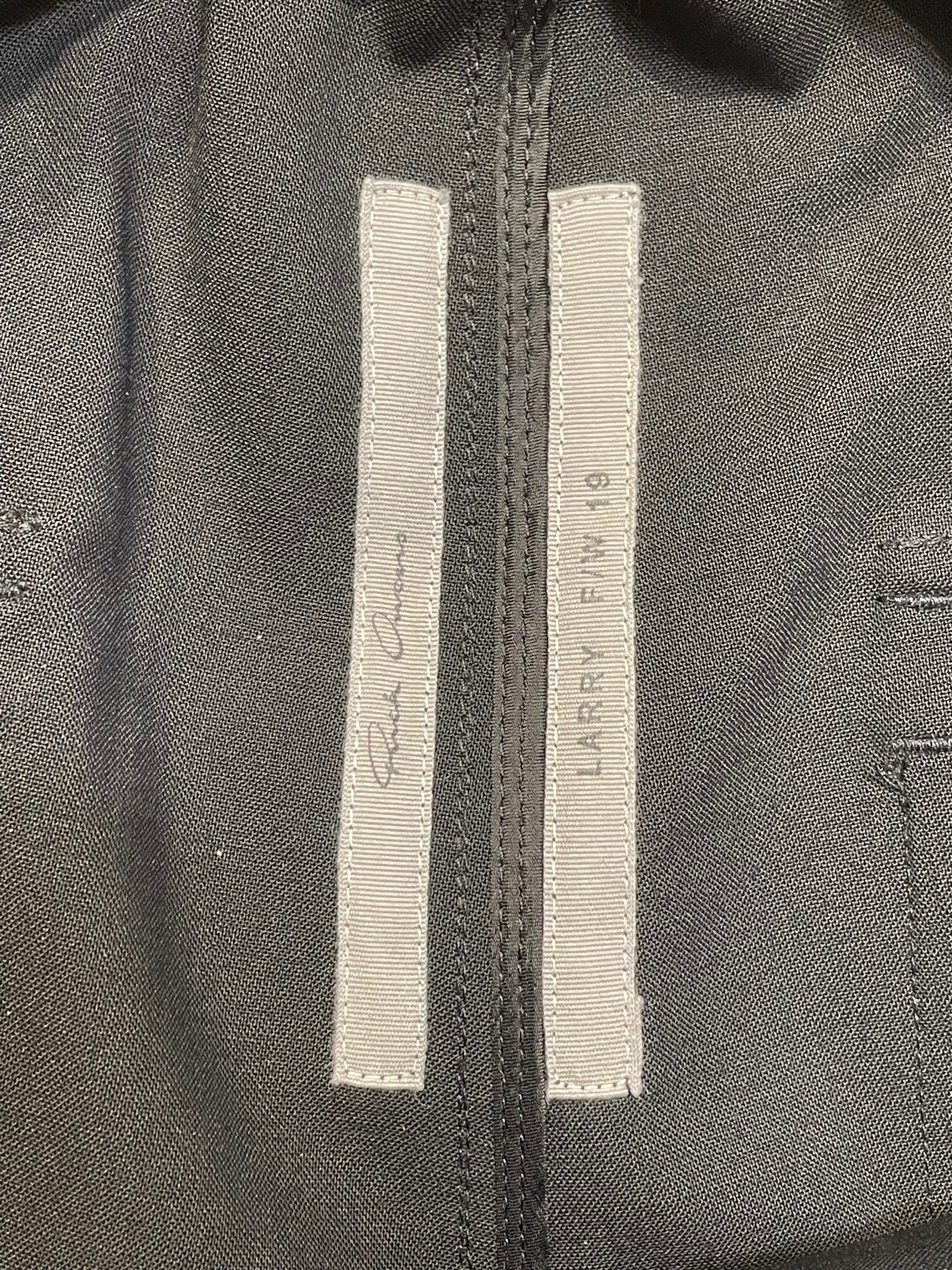 Rick Owens/Pants/42/Wool/BLK/Drawstring Astaires Long view 3